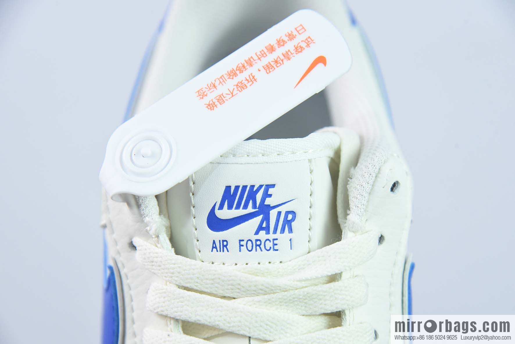Nike Air Force 1 Low 40th anniversary, raw rubber beige sapphire blue, Air Force One low-top sports and leisure board shoes, item number: WA0531-302