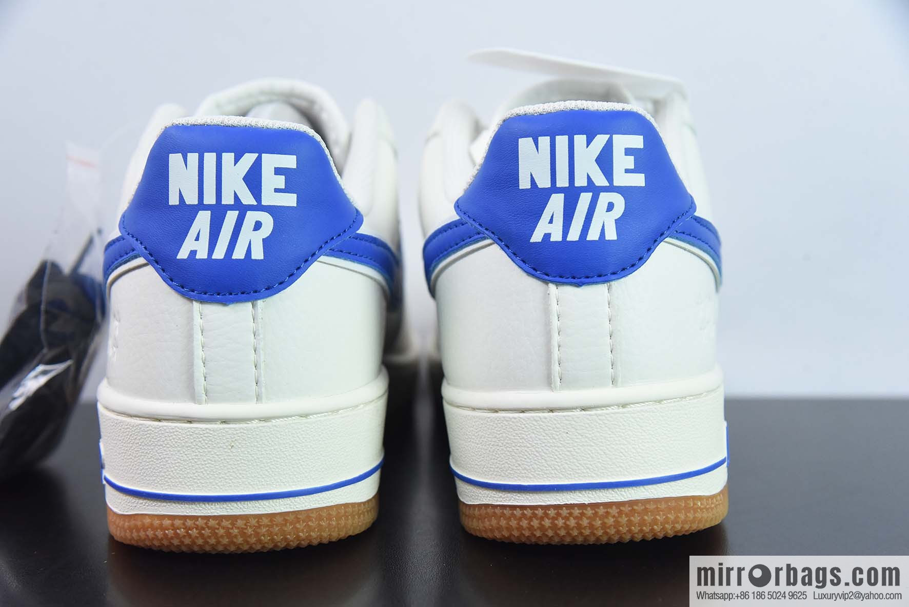 Nike Air Force 1 Low 40th anniversary, raw rubber beige sapphire blue, Air Force One low-top sports and leisure board shoes, item number: WA0531-302