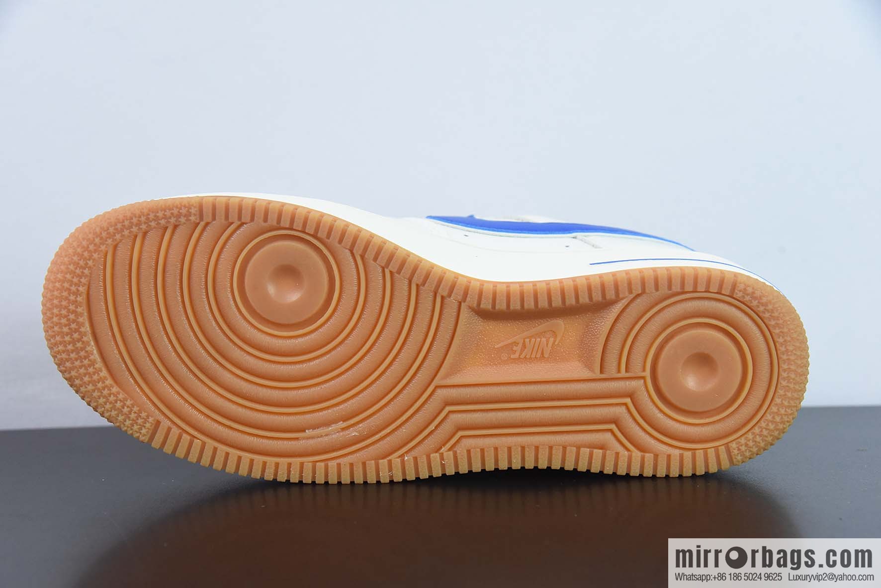 Nike Air Force 1 Low 40th anniversary, raw rubber beige sapphire blue, Air Force One low-top sports and leisure board shoes, item number: WA0531-302