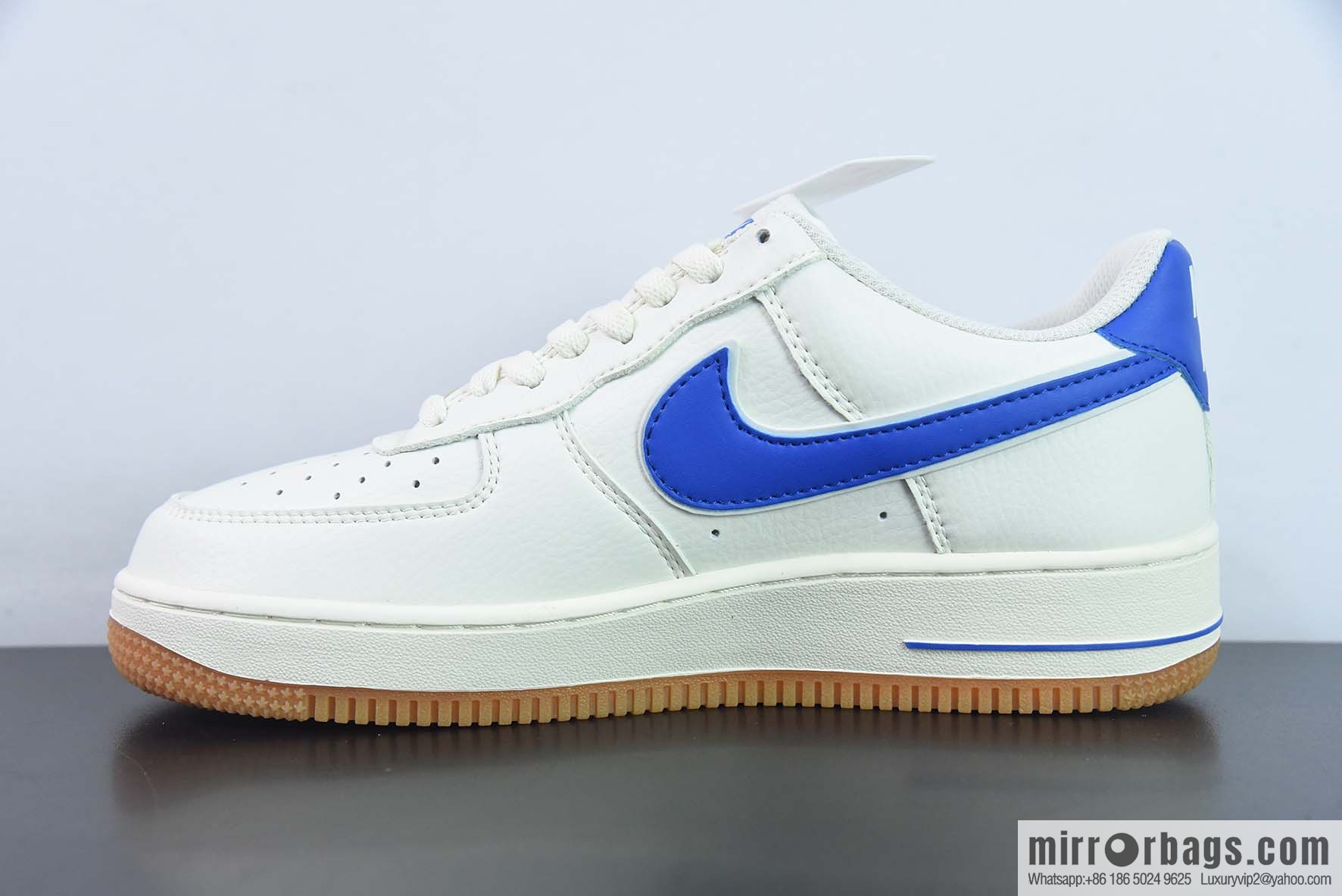 Nike Air Force 1 Low 40th anniversary, raw rubber beige sapphire blue, Air Force One low-top sports and leisure board shoes, item number: WA0531-302