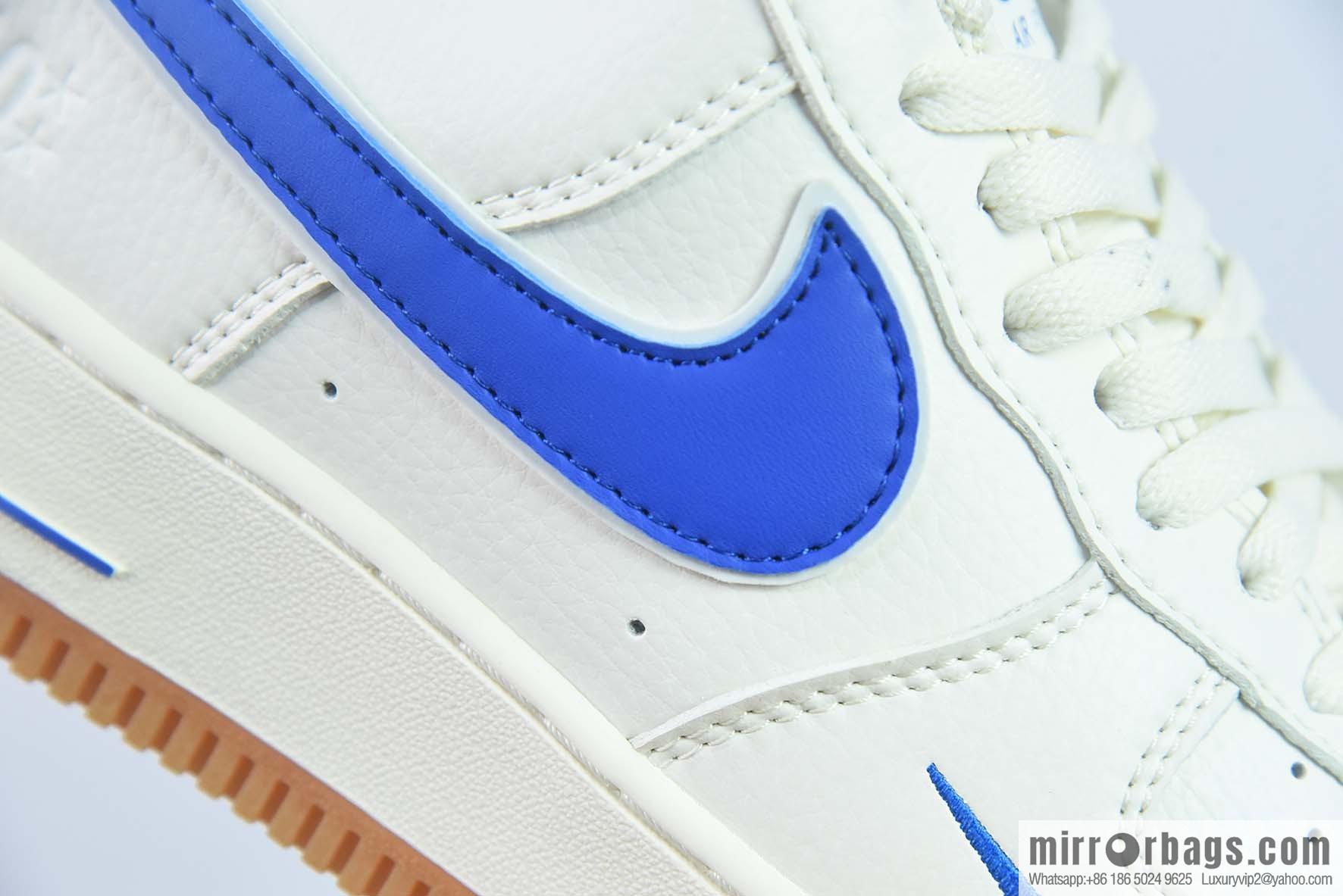 Nike Air Force 1 Low 40th anniversary, raw rubber beige sapphire blue, Air Force One low-top sports and leisure board shoes, item number: WA0531-302