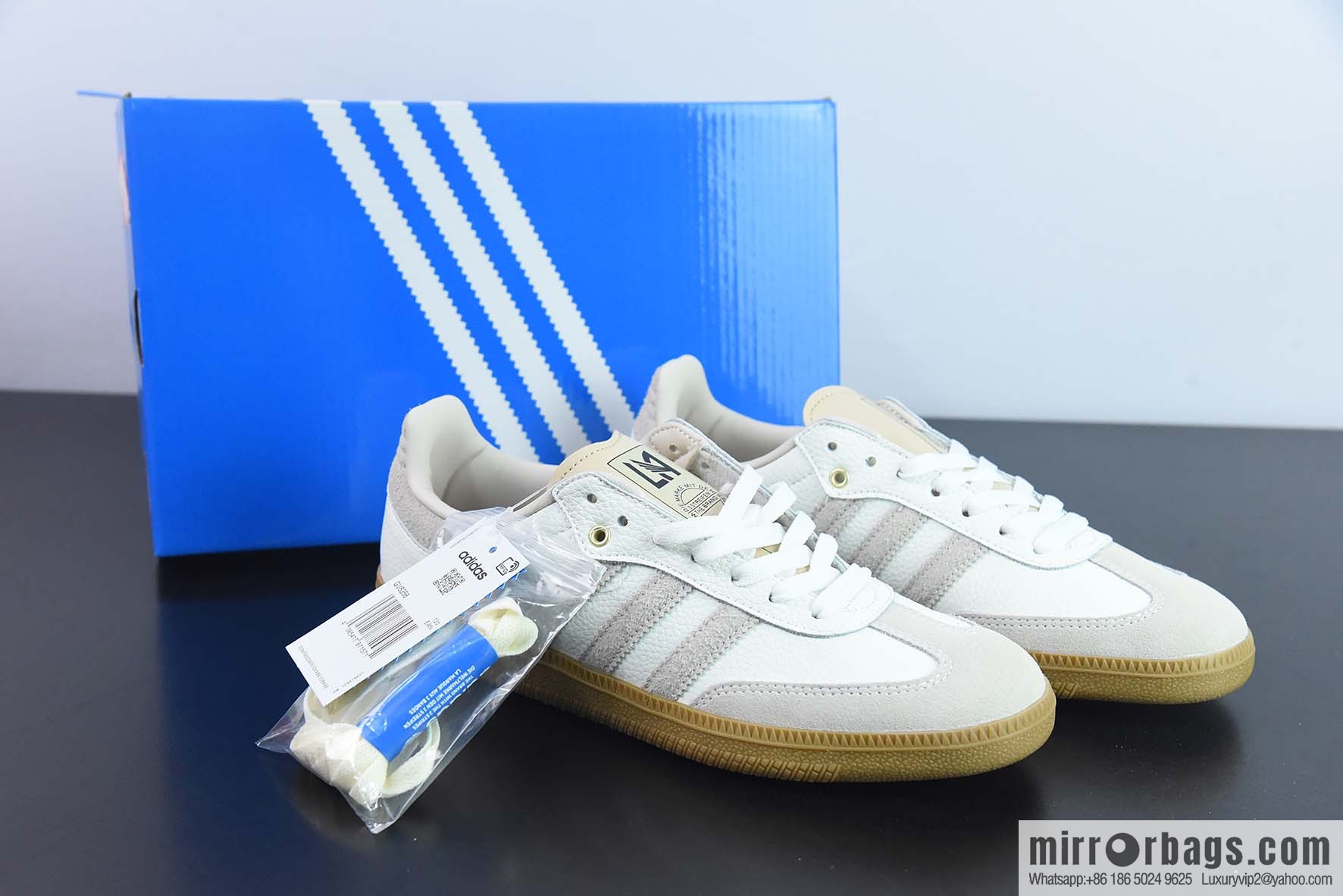Adidas Originals Samba Adidas, Clover, Samba Series Virtue Versatile Vintage Low Top Board Shoes, Item Number: GV8358