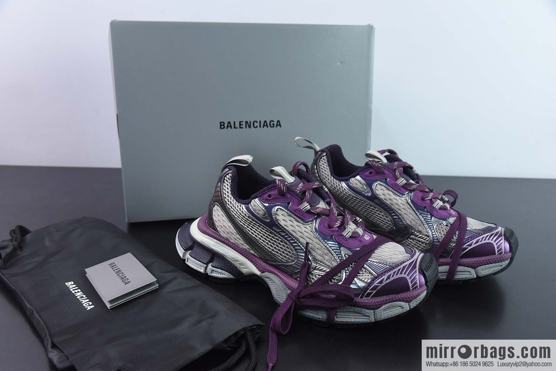 BALENCIAGA 3XL Sneakers Balenciaga 10th generation mesh lace-up low-top catwalk Vintage dad shoes