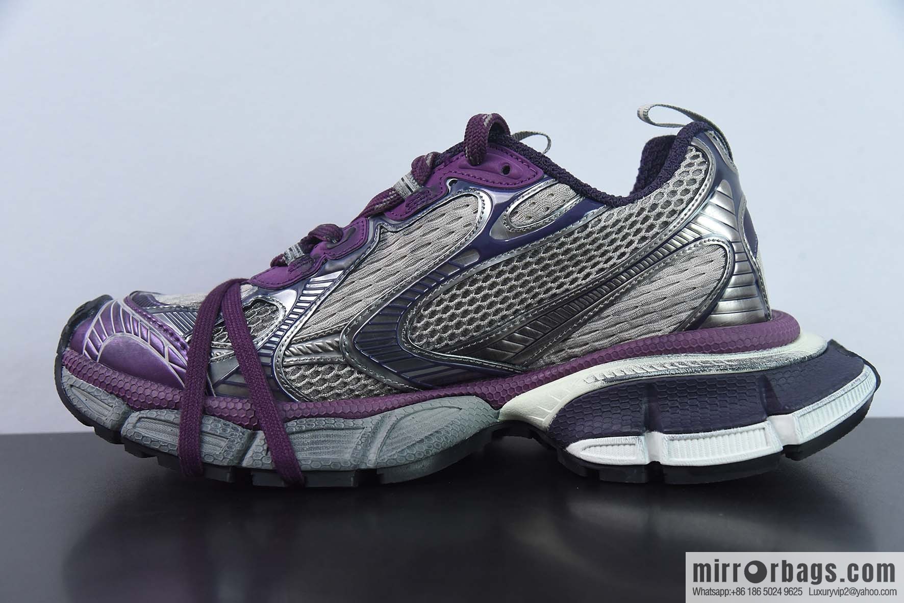 BALENCIAGA 3XL Sneakers Balenciaga 10th generation mesh lace-up low-top catwalk Vintage dad shoes