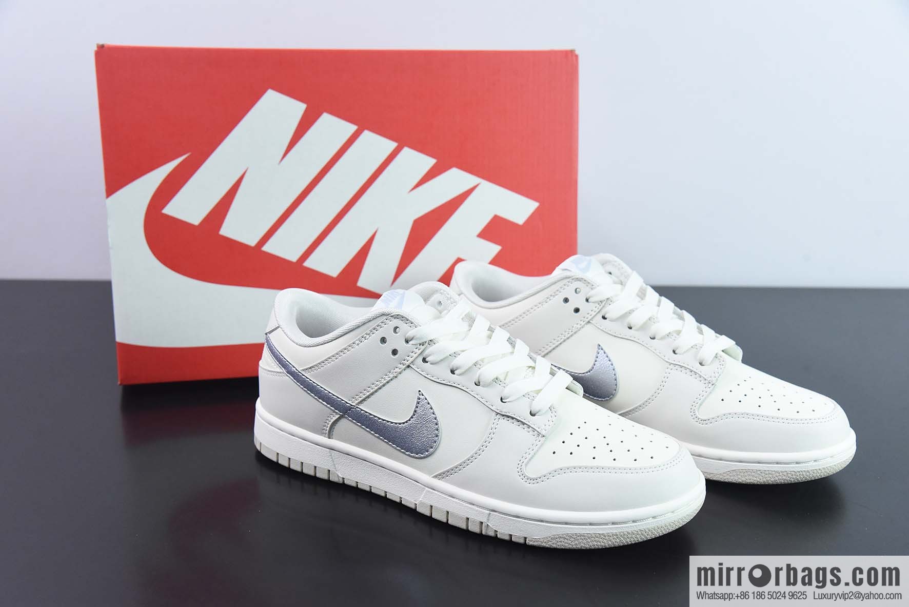 NK Dunk Low Retro PRM low-top casual sports shoes white purple, item number DX5930-100