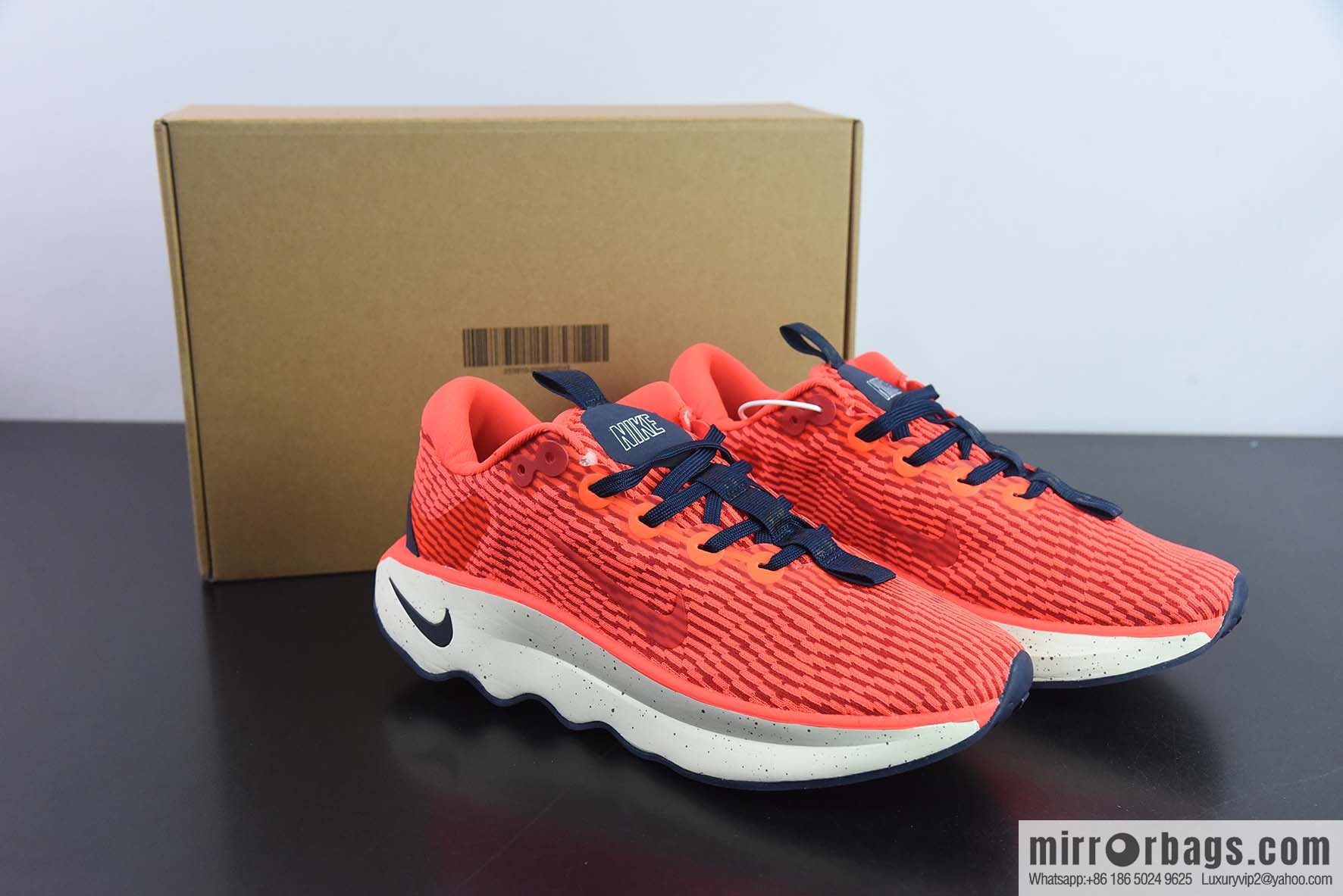 Nike Motiva Nike cushioning non-slip durable breathable sneakers orange, item number: DV1237-600