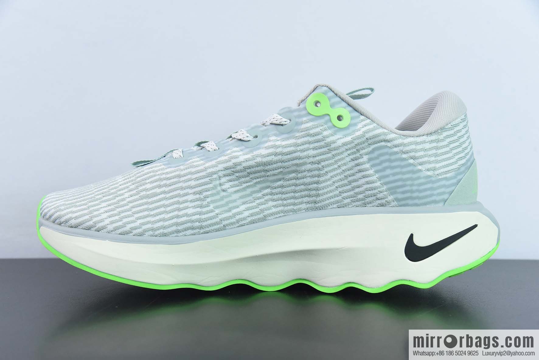 Nike Motiva Nike cushioning non-slip durable breathable sneakers gray green, item number: DV1238-002