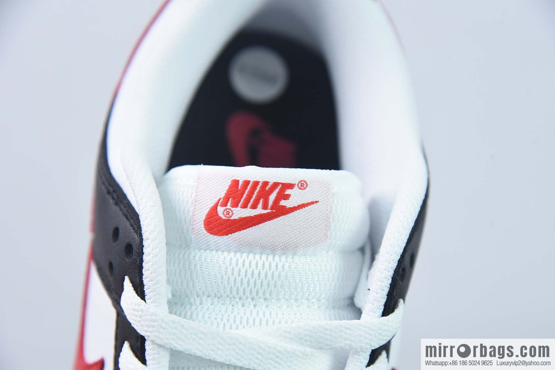 NK Dunk Low Retro PRM low-top casual sports shoes, black and white red, item number: FB3354-001