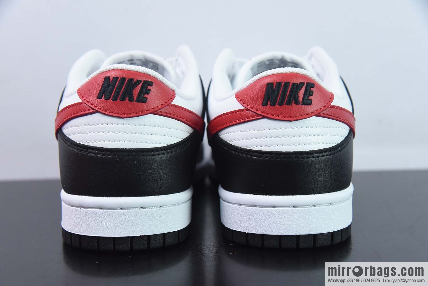 NK Dunk Low Retro PRM low-top casual sports shoes, black and white red, item number: FB3354-001
