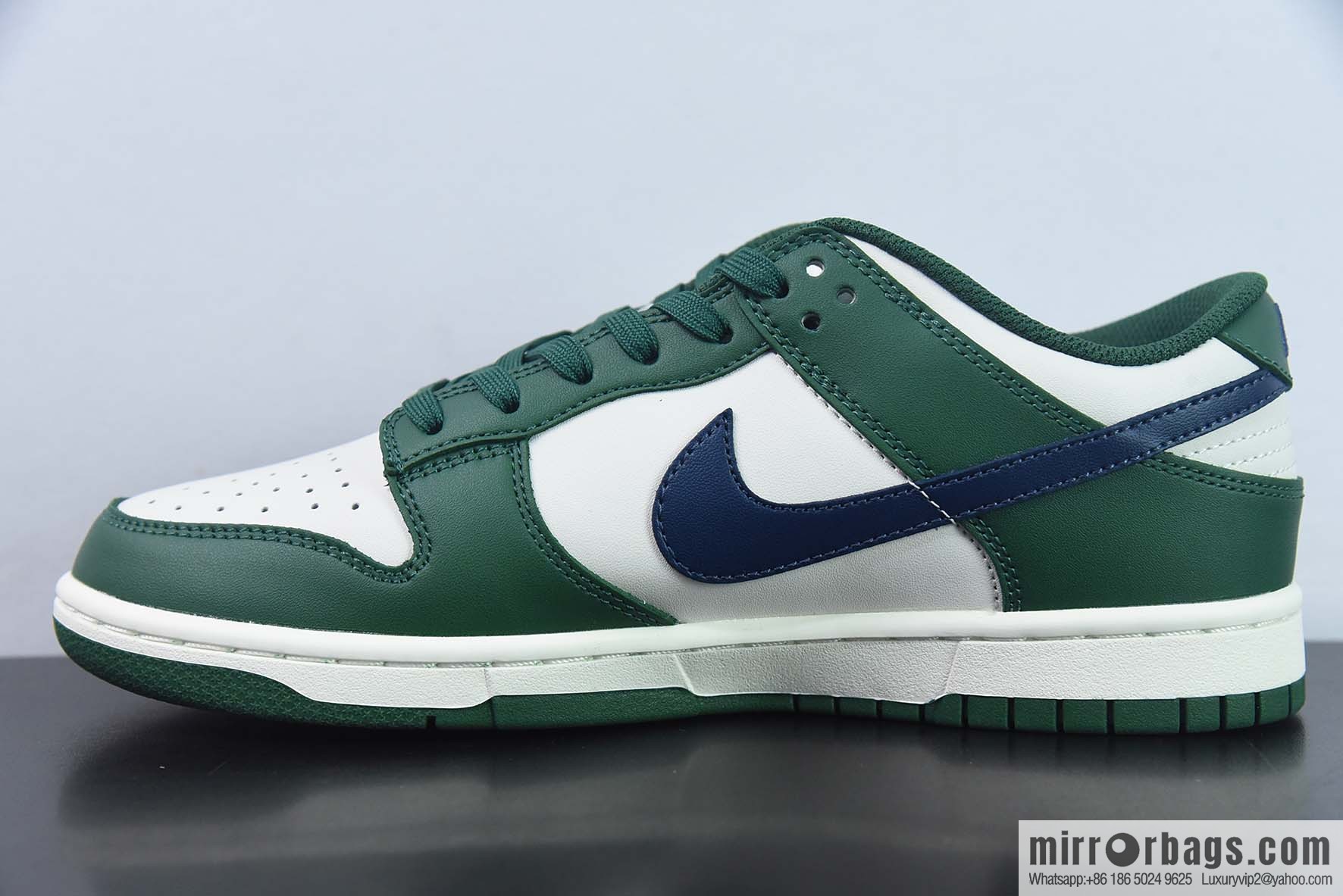 NK Dunk Low SP white, green and blue, low-top casual sports shoes, item number: DD1503-300