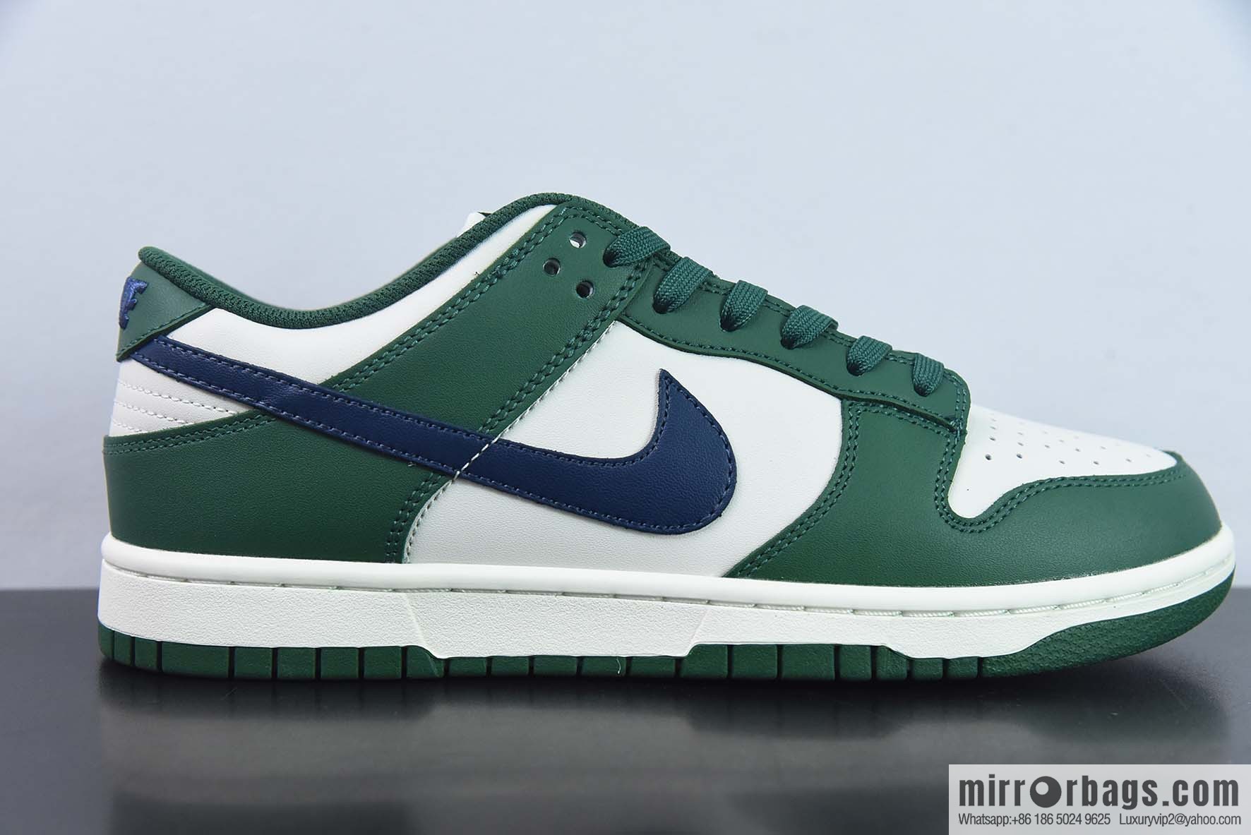 NK Dunk Low SP white, green and blue, low-top casual sports shoes, item number: DD1503-300