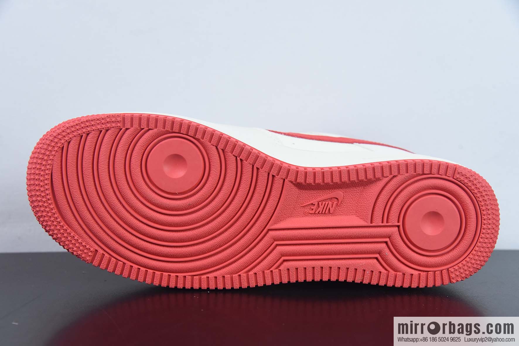 Nike Air Force 1 AF1 Air Force One/low-top, white and red, ape head embroidery Item number: BS9055-749