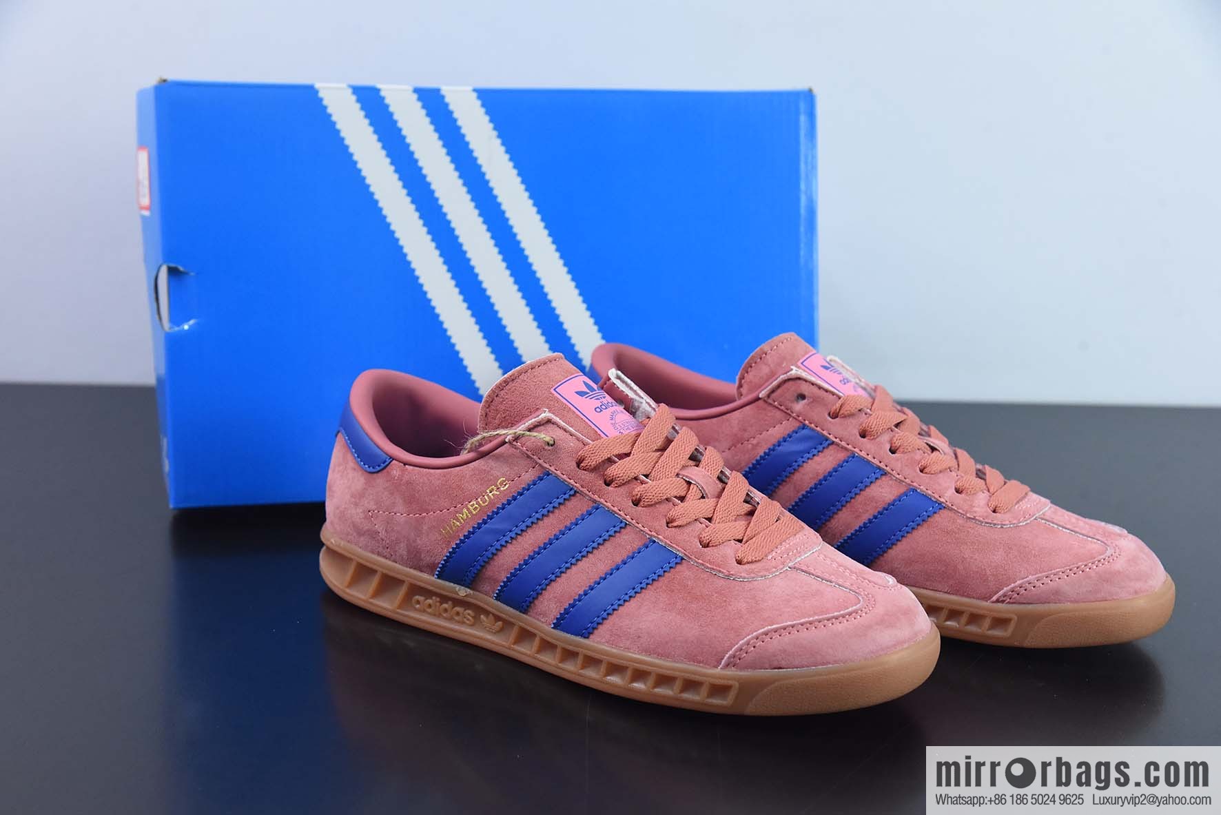 Adidas Originals Handball Spezial nubuck Adidas Clover board shoes Hamburg bronzing, item number: H00446
