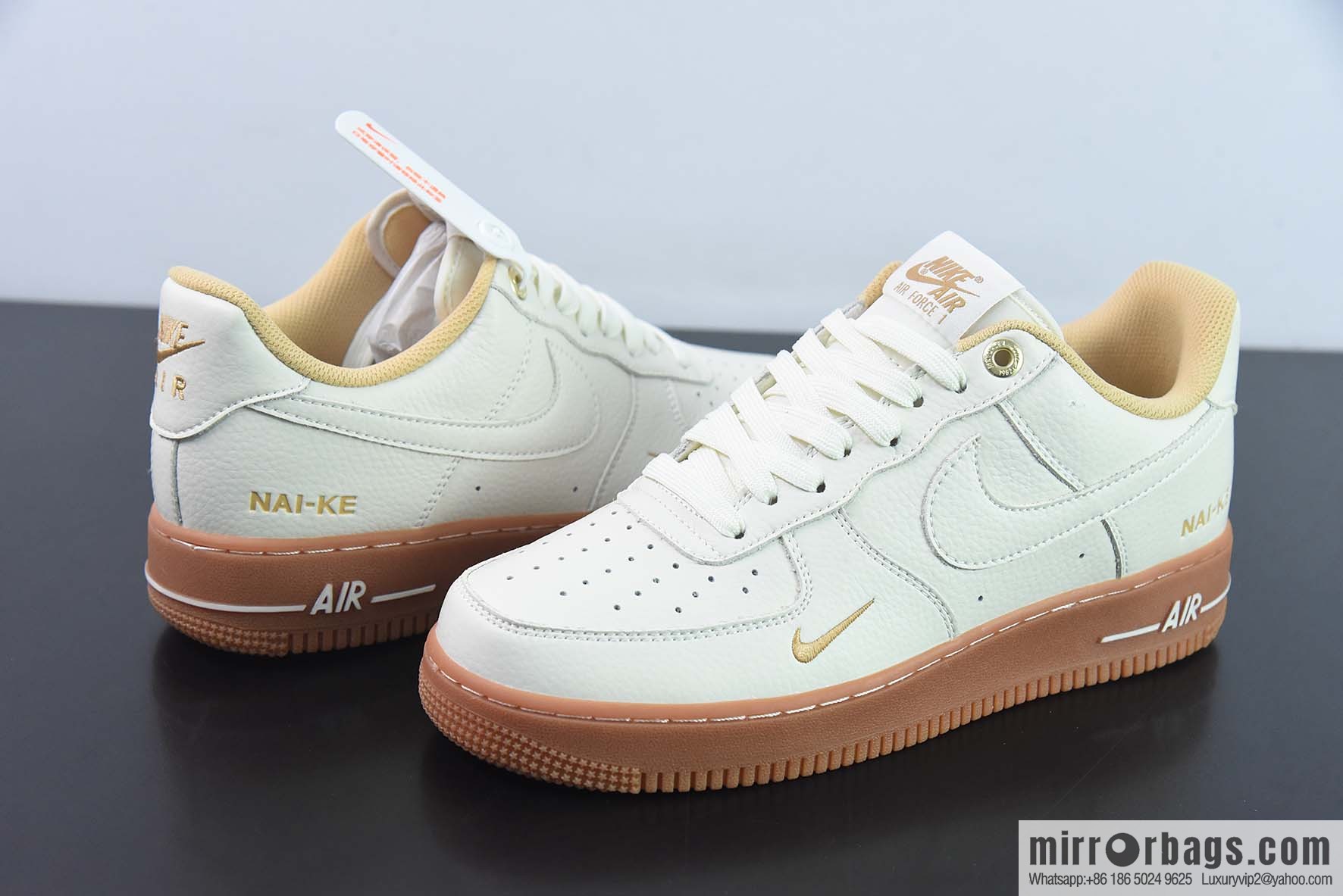 Nike Air Force 1 Low Air Force One low-top sports and leisure board shoes, double hook, raw rubber sole NAI-KE printed item number: NK0621 988