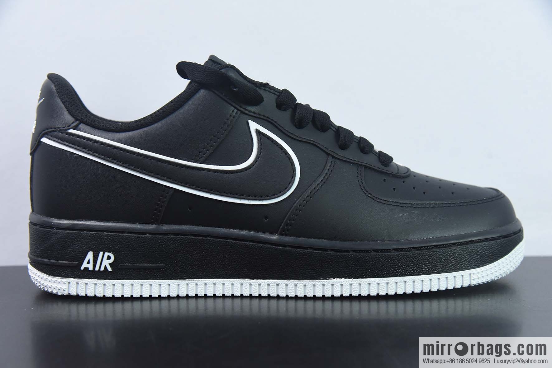 Nike Air Force 1 AF1 Air Force One/low-top, black and white, item number: DV0788-002