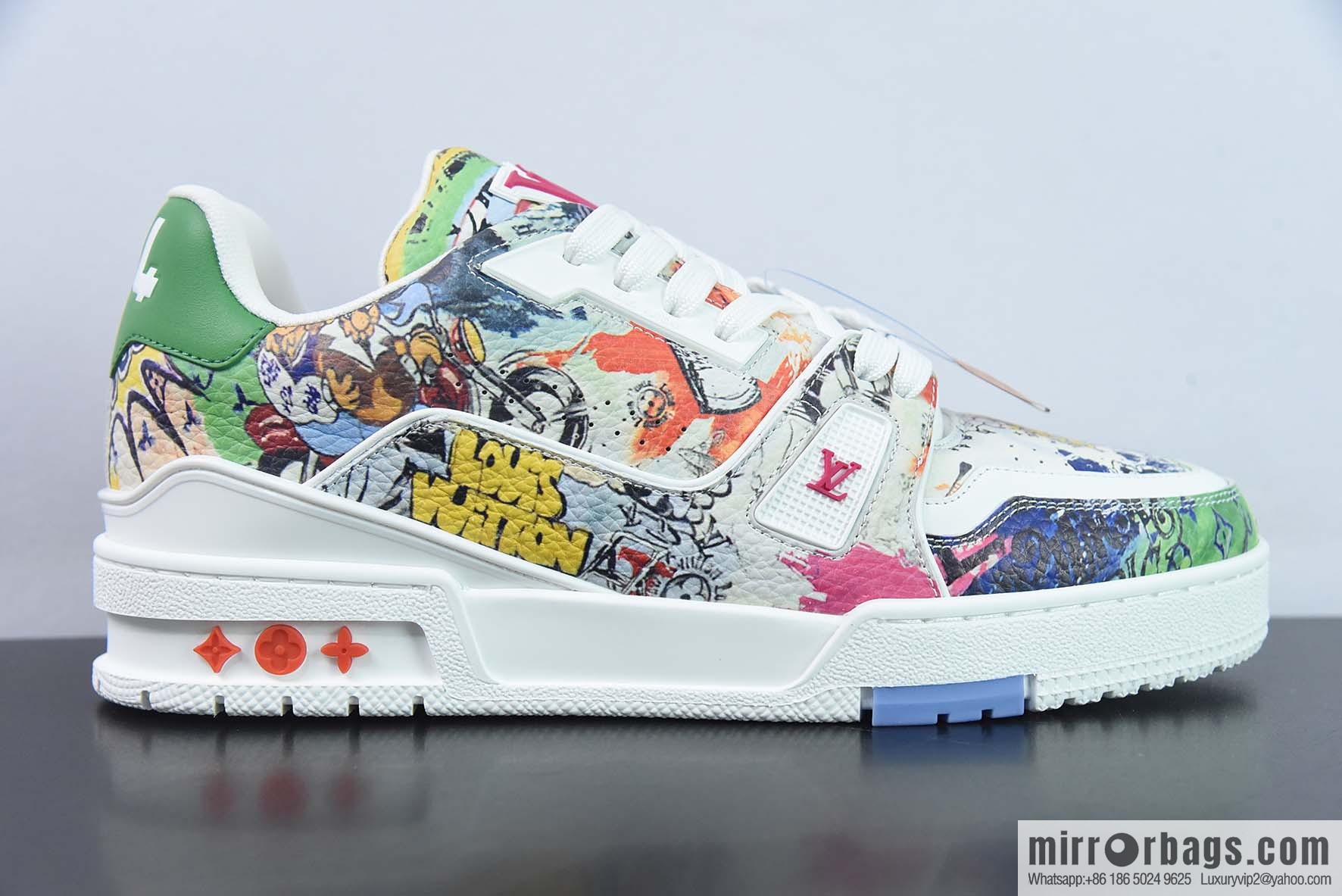 LV Louis Vuitton Louis Vuitton Trainer Sneaker Low Top Vintage Leisure Sports Culture Versatile Basketball Board Shoes