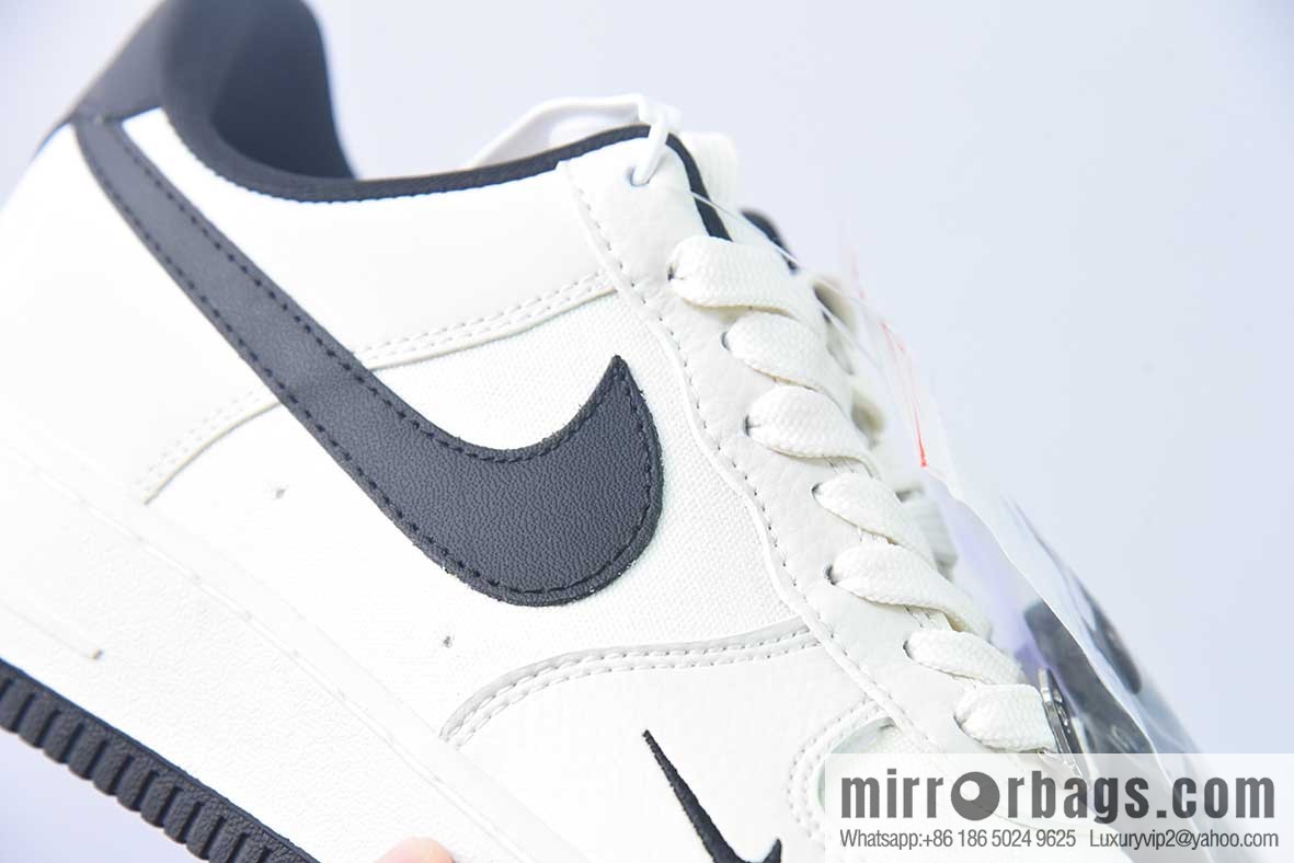 Nike Air Force 1 Low 07 BAPE patchwork beige black low top sneakers BS9055 746