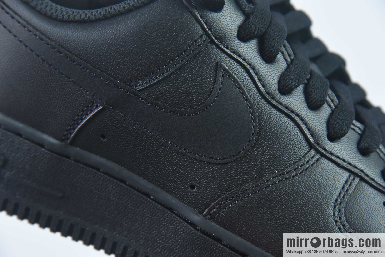 NK Air Force 1 Low '07 Air Force One Pure Black Low Top Classic Board Shoes, Air Force Pure Black, Item No. CW2288-001