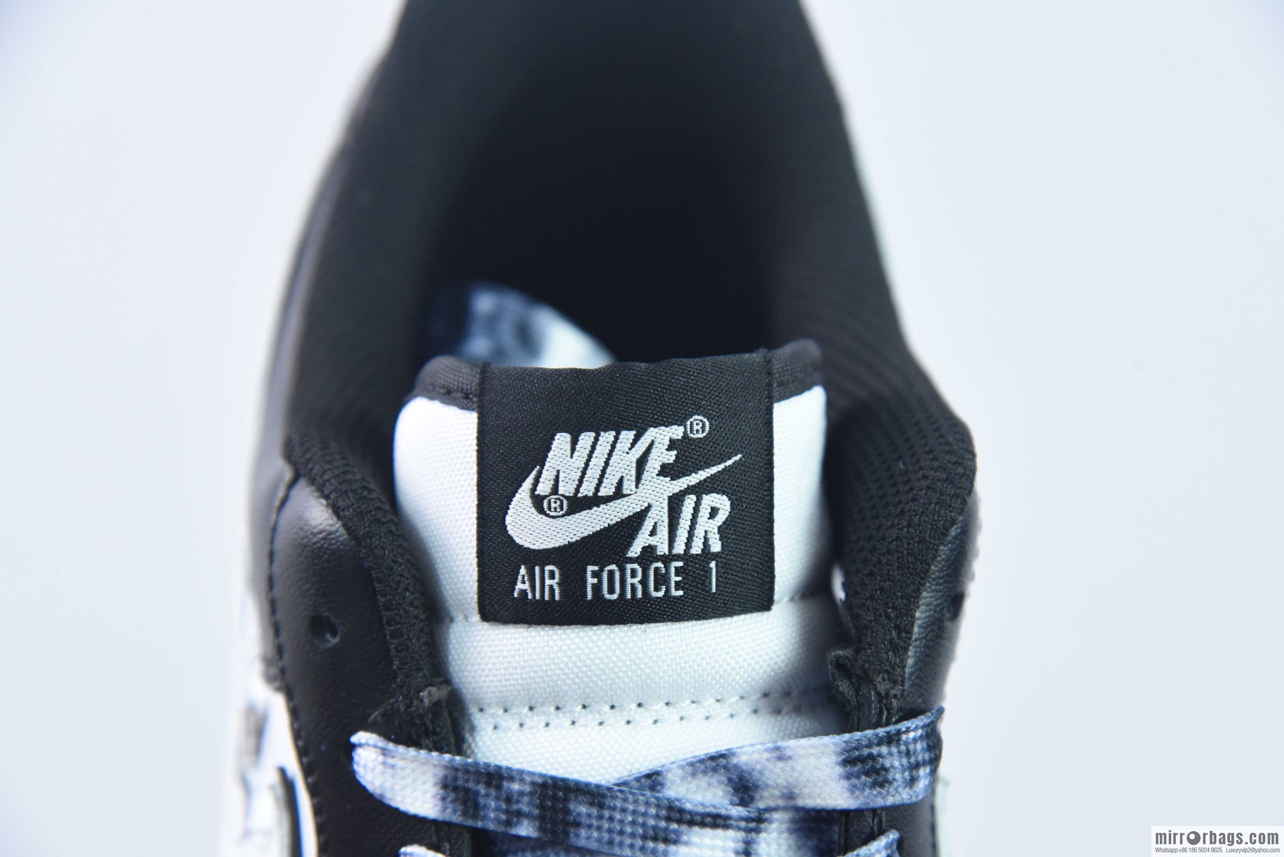 NK Air Force 1 Air Force One board shoes black and white double hook, official item number: DV0788-001
