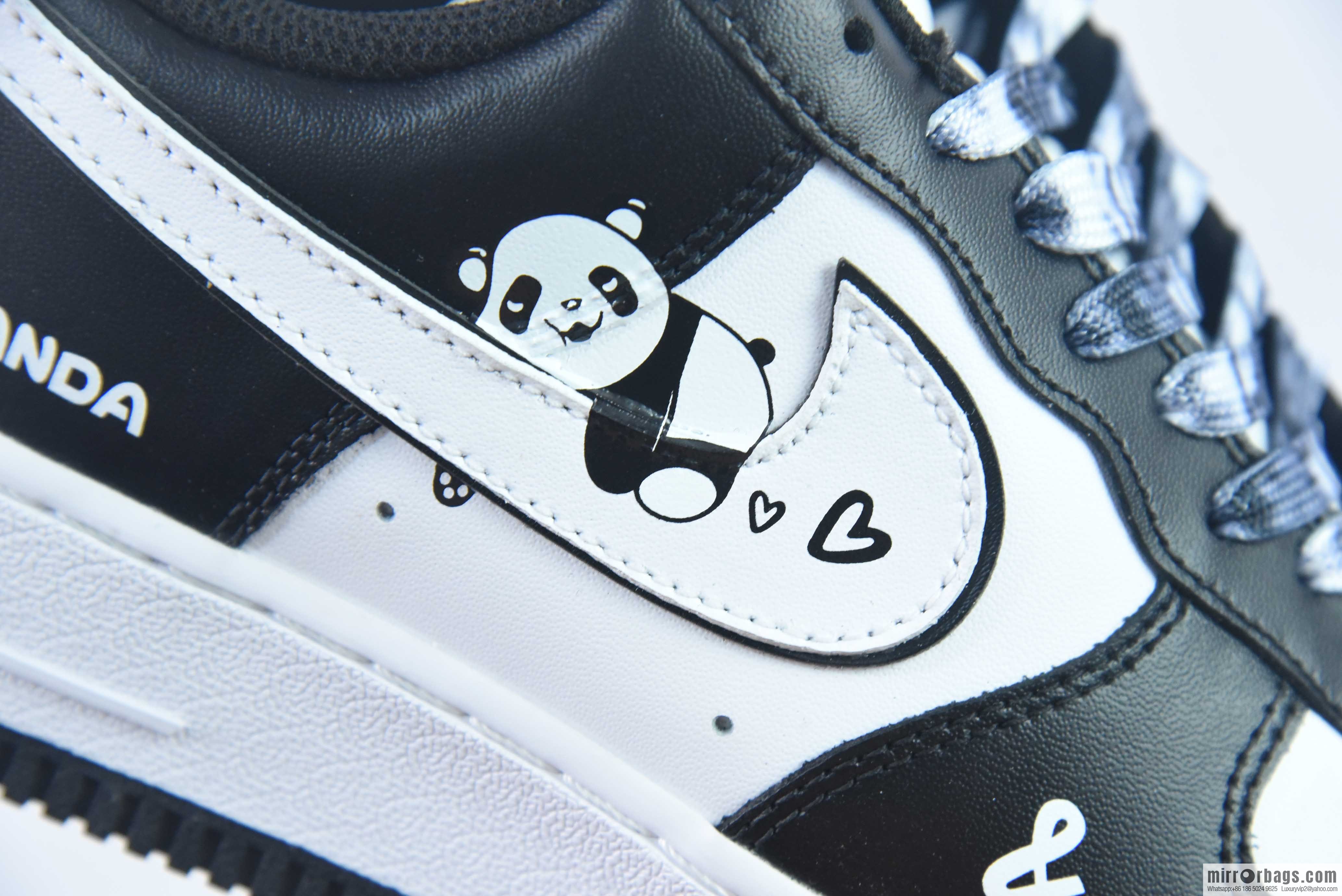 NK Air Force 1 Air Force One board shoes black and white double hook, official item number: DV0788-001