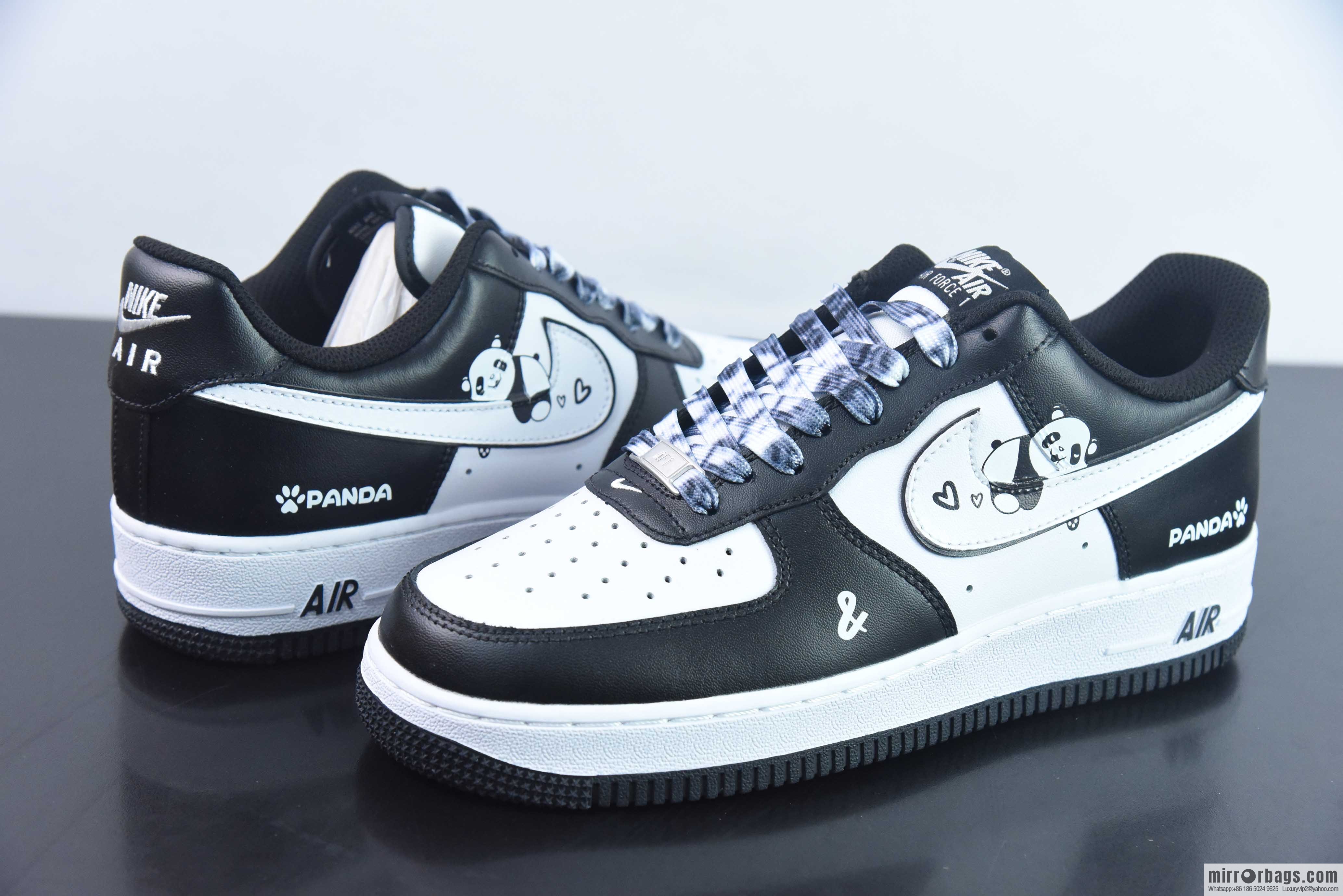 NK Air Force 1 Air Force One board shoes black and white double hook, official item number: DV0788-001