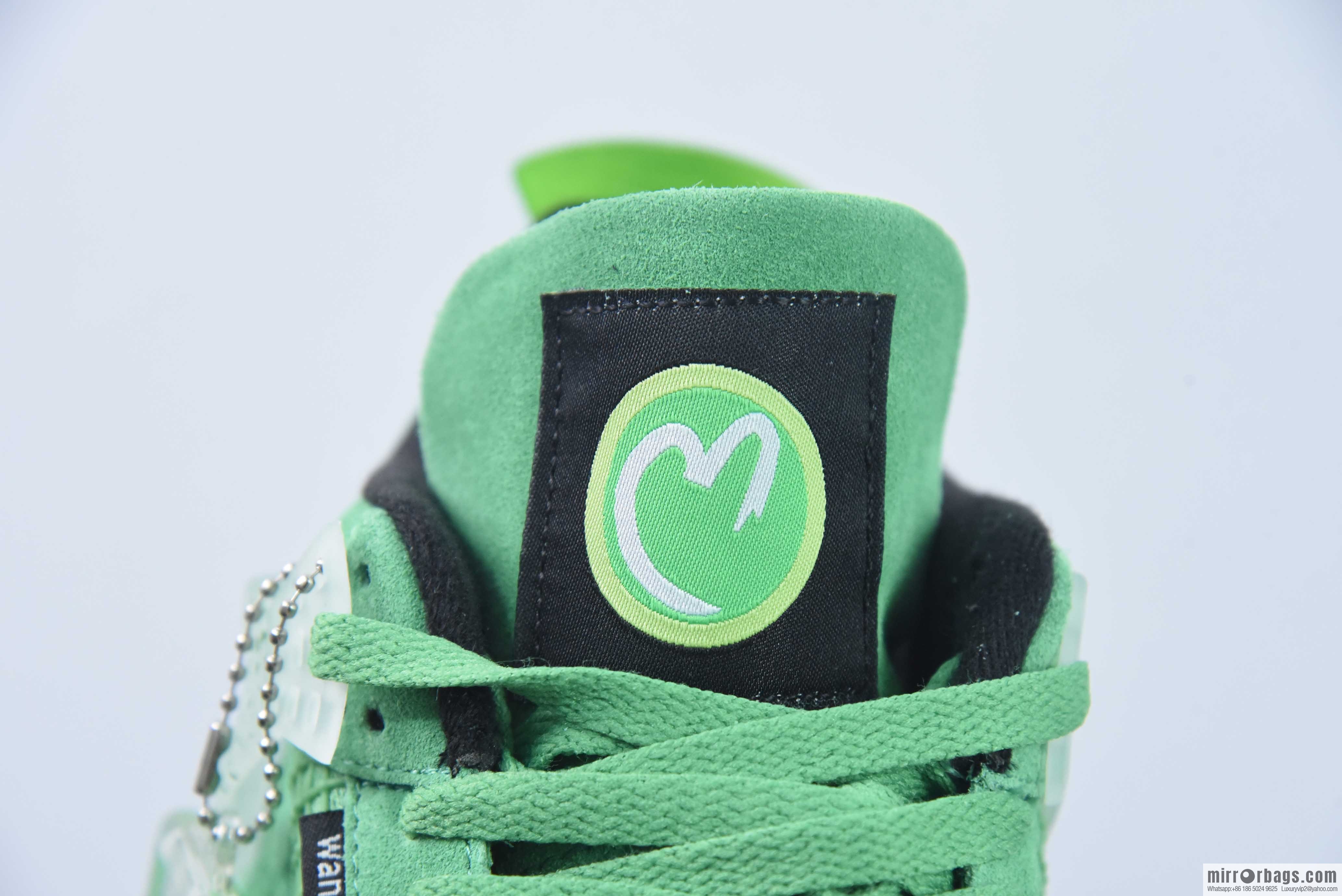 Air Jordan 4 AJ4 Jordan 4th generation basketball shoes/green, Wahlberg
