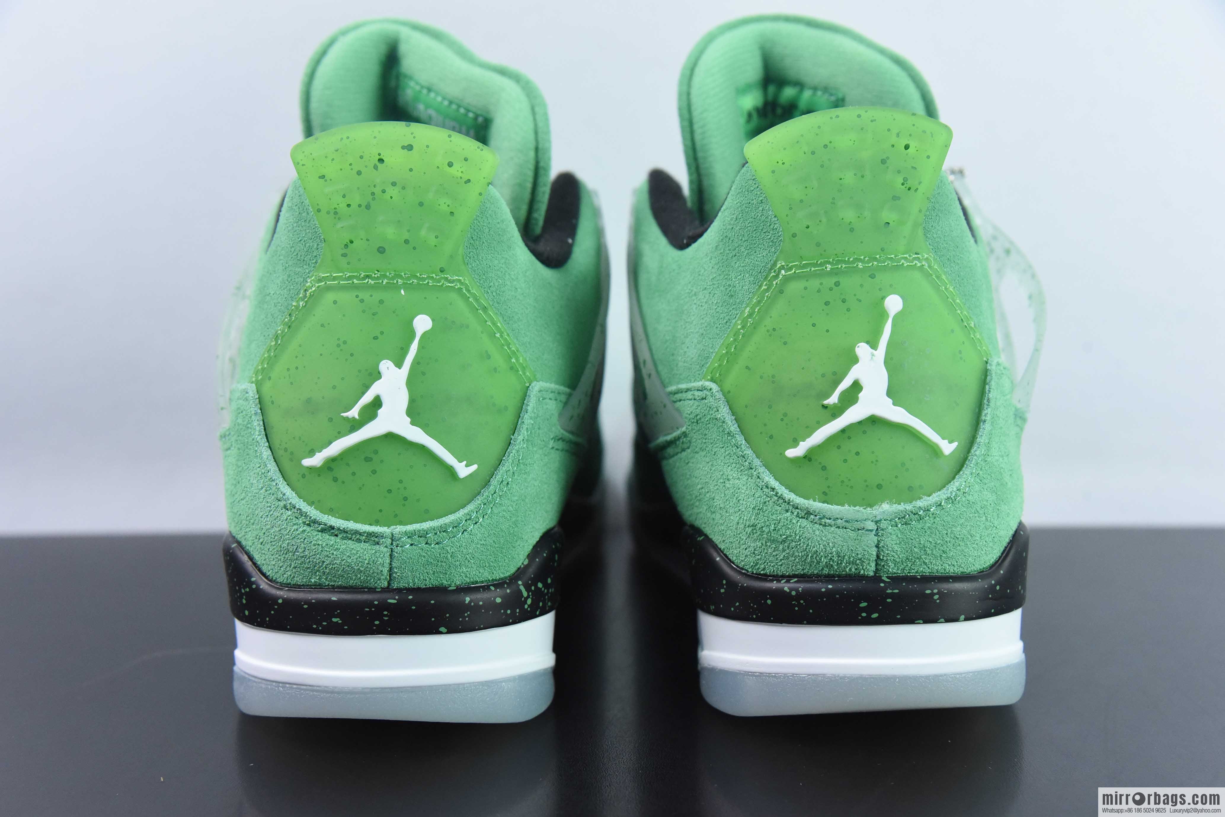 Air Jordan 4 AJ4 Jordan 4th generation basketball shoes/green, Wahlberg