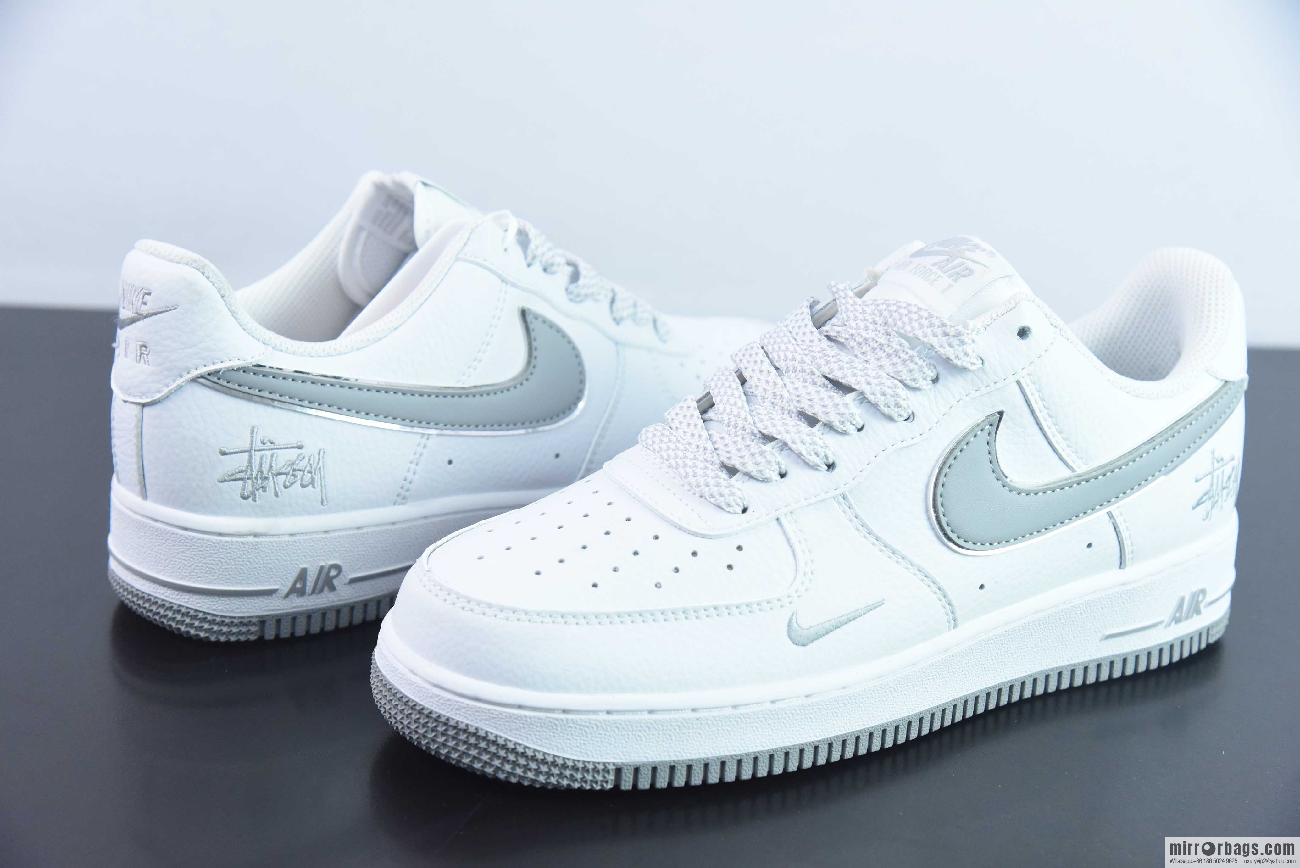 NK Air Force 1 Low Air Force One Low Help Versatile Leisure Sports Board Shoes, Stuart Joint Grey, Item Number: Official Item Number: CW2288 111
