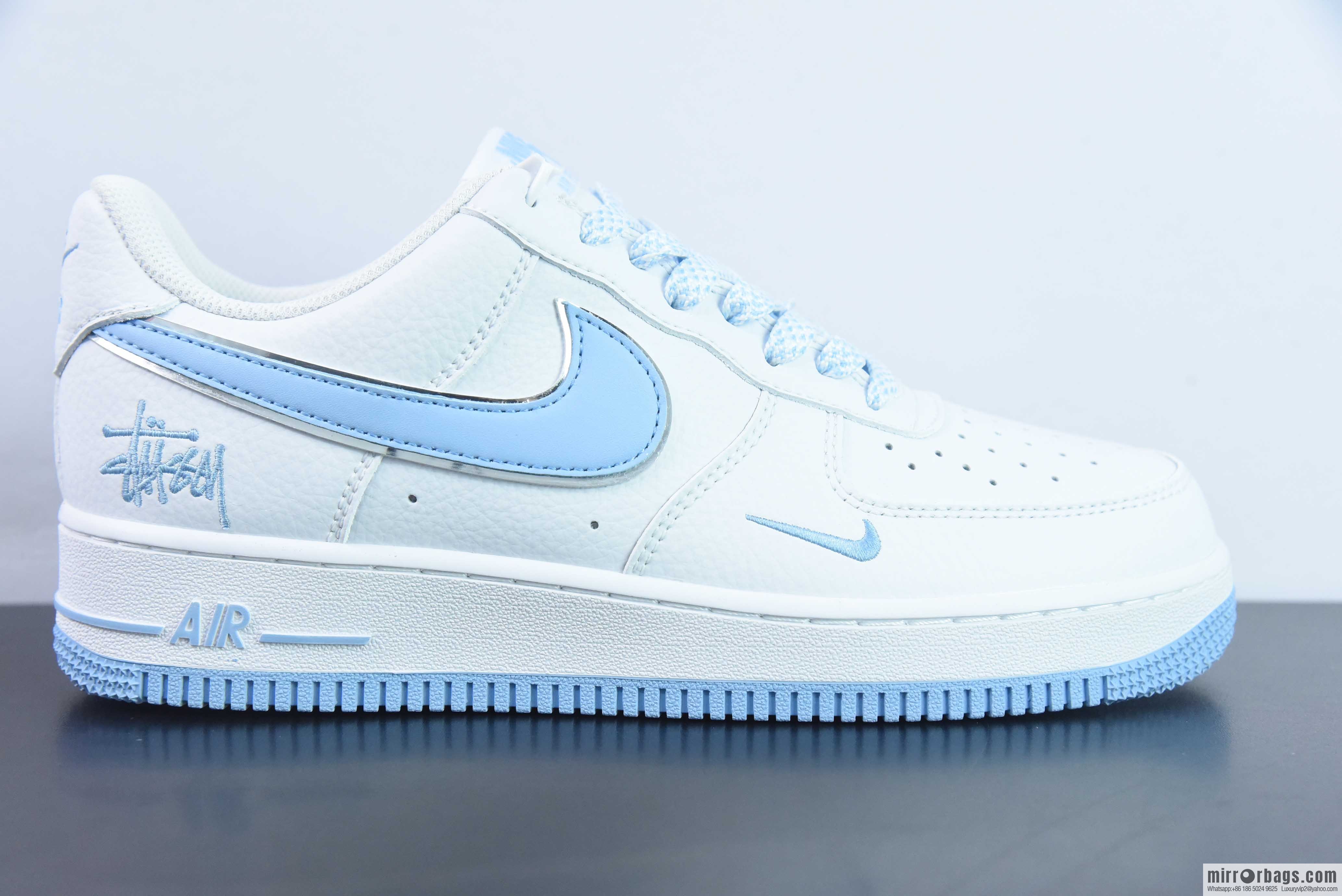 NK Air Force 1 Low Air Force One Low Top Versatile Leisure Sports Board Shoes, Stuart Joint Blue, Item Number: Official Item Number: CW2288 111