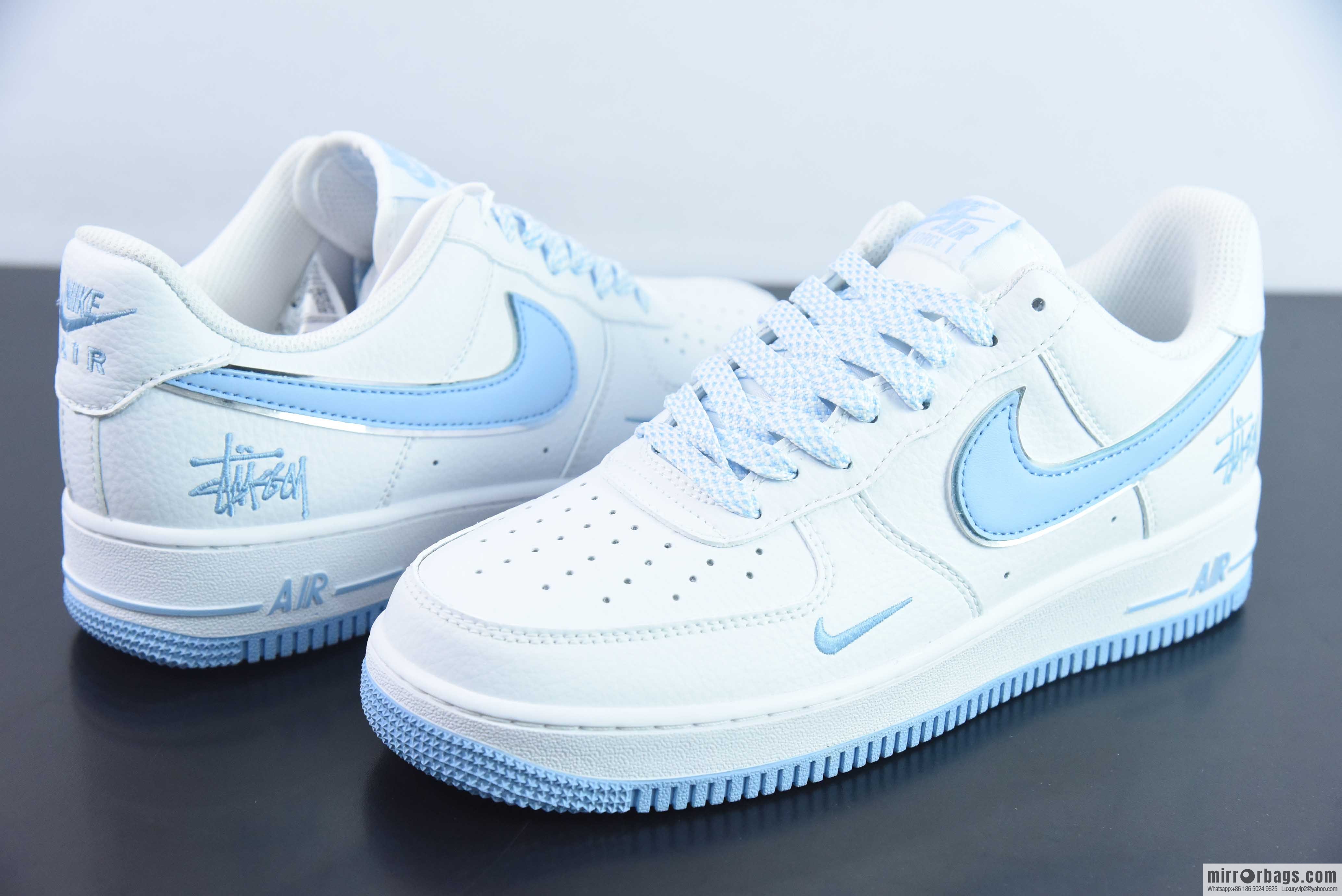 NK Air Force 1 Low Air Force One Low Top Versatile Leisure Sports Board Shoes, Stuart Joint Blue, Item Number: Official Item Number: CW2288 111
