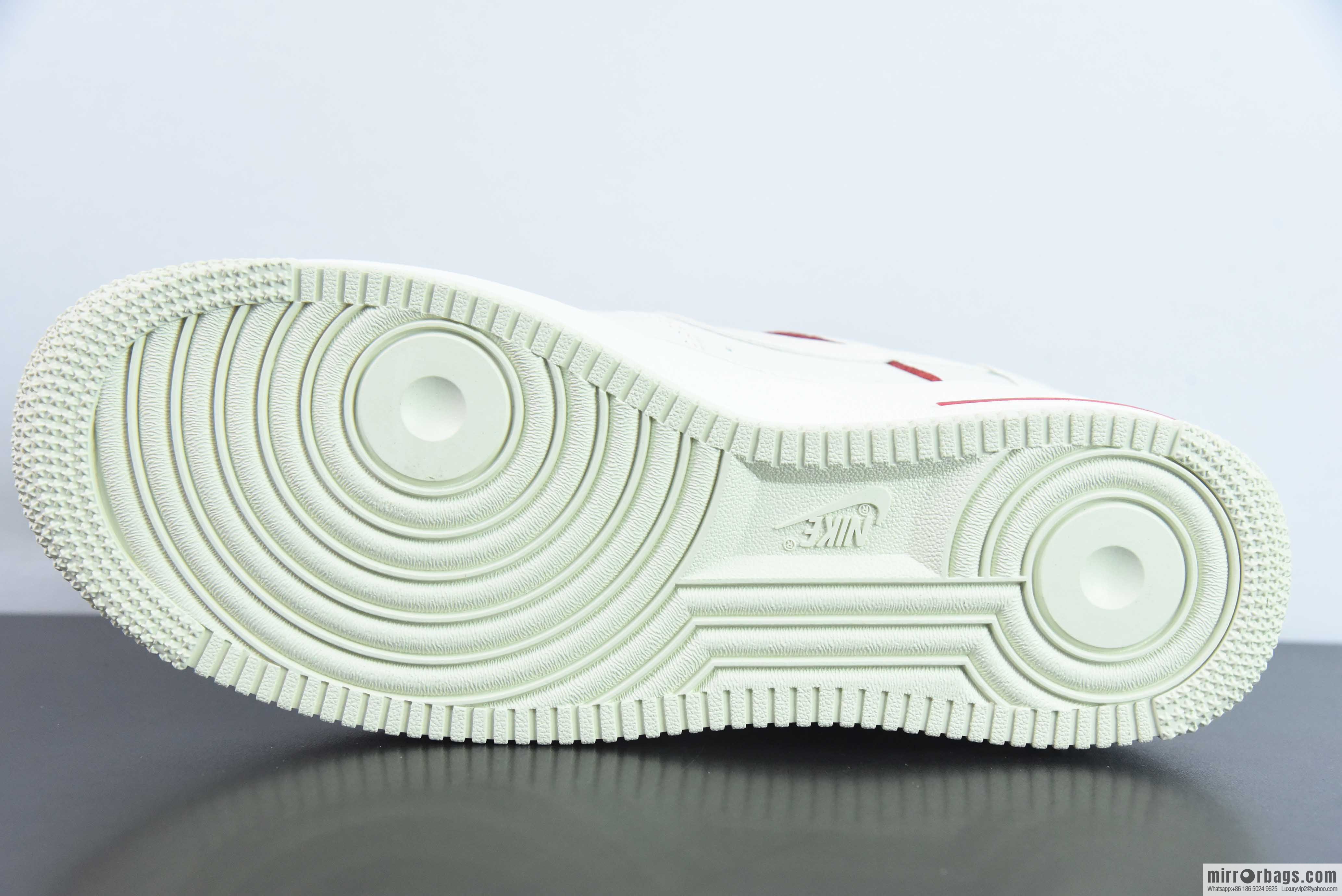 Nike Air Force 1 Low 07 x OFF WHITE Joint White and Red Item Number: PF9055 767