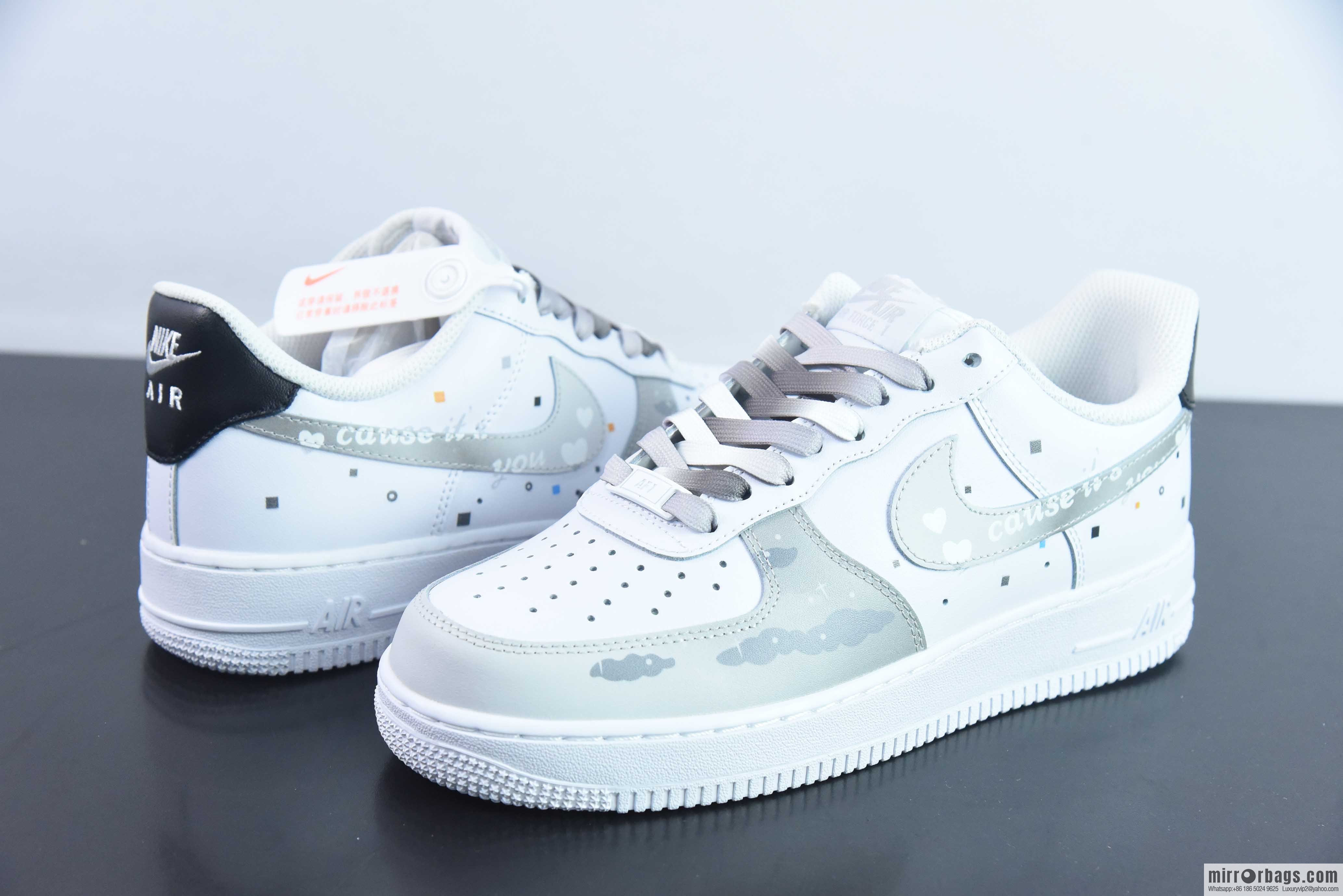 Nike Air Force 1 Low 07 custom deconstruction cloud marshmallow, item number: CW2288 312