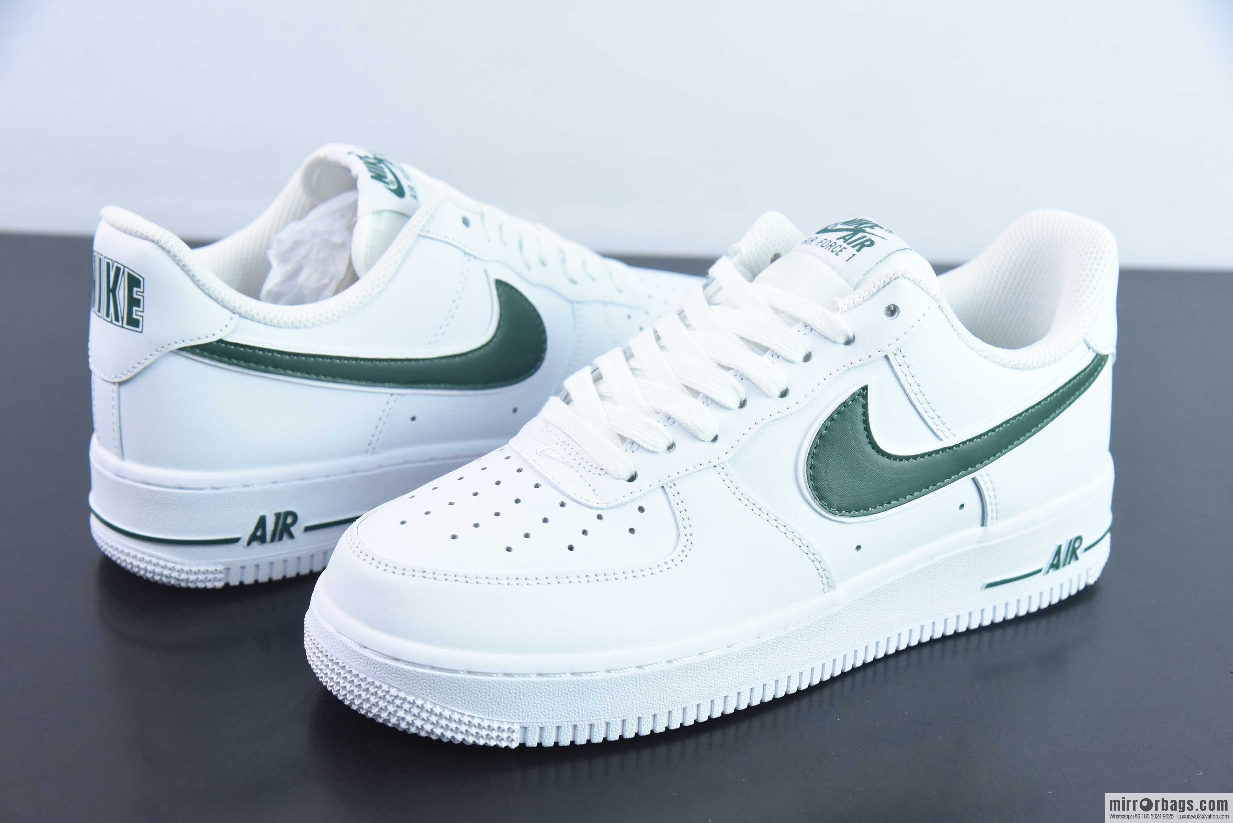 Nike Air Force 1 AF1 Air Force One/low-top, white-green, item number: AO2423-104