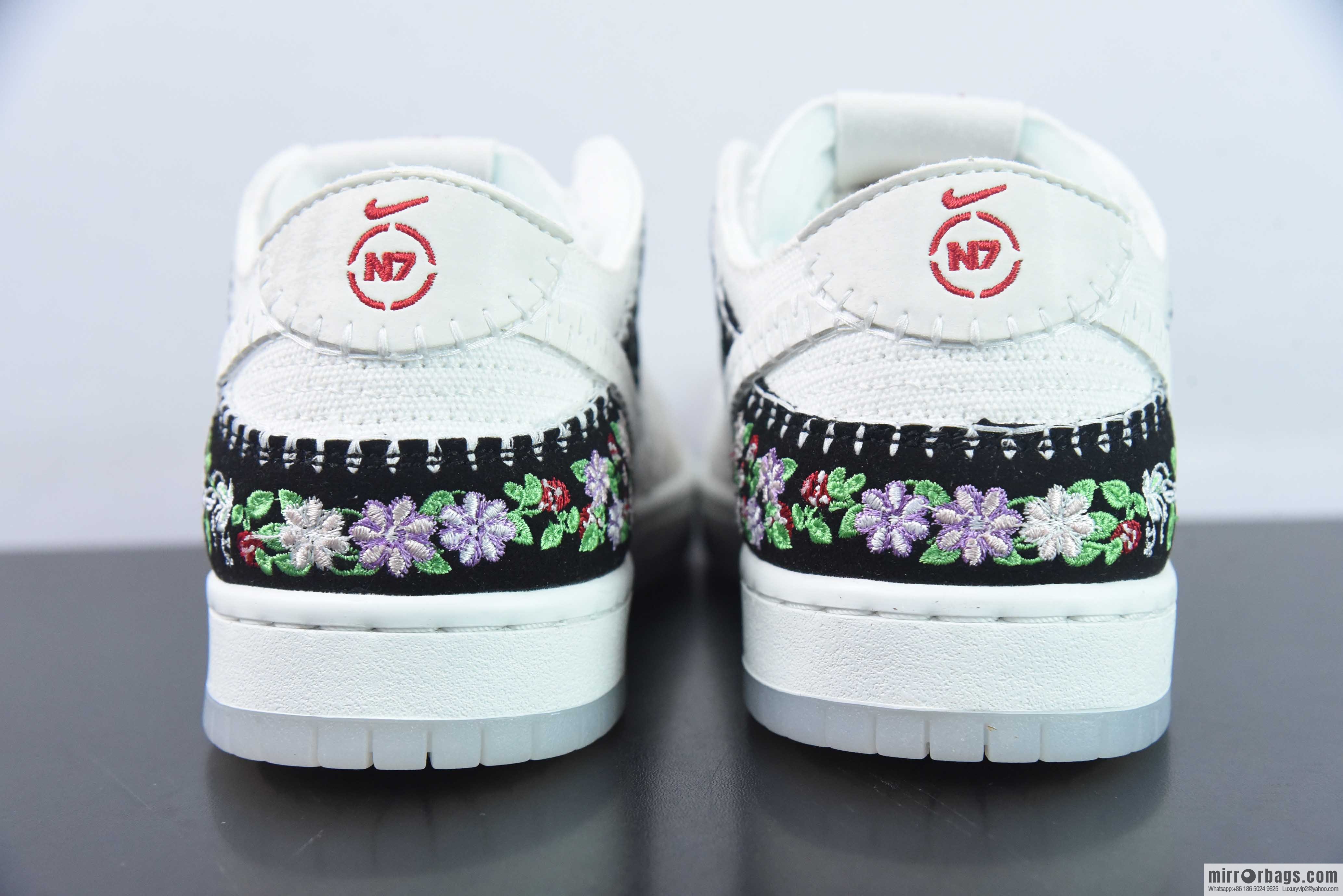 NK N7 theme, magpie floral embroidery printed embroidery shoes, item number: FD6951-300