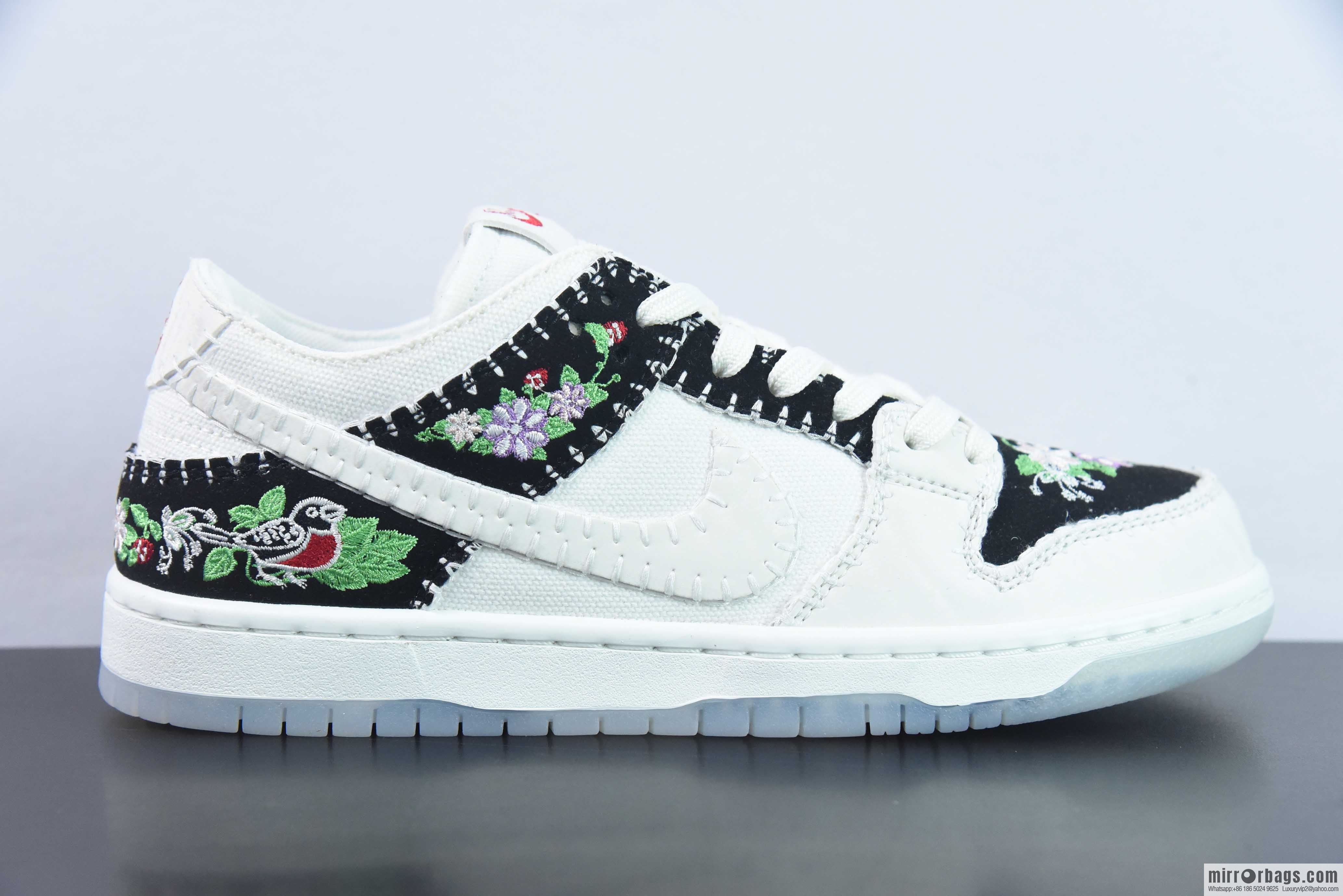NK N7 theme, magpie floral embroidery printed embroidery shoes, item number: FD6951-300