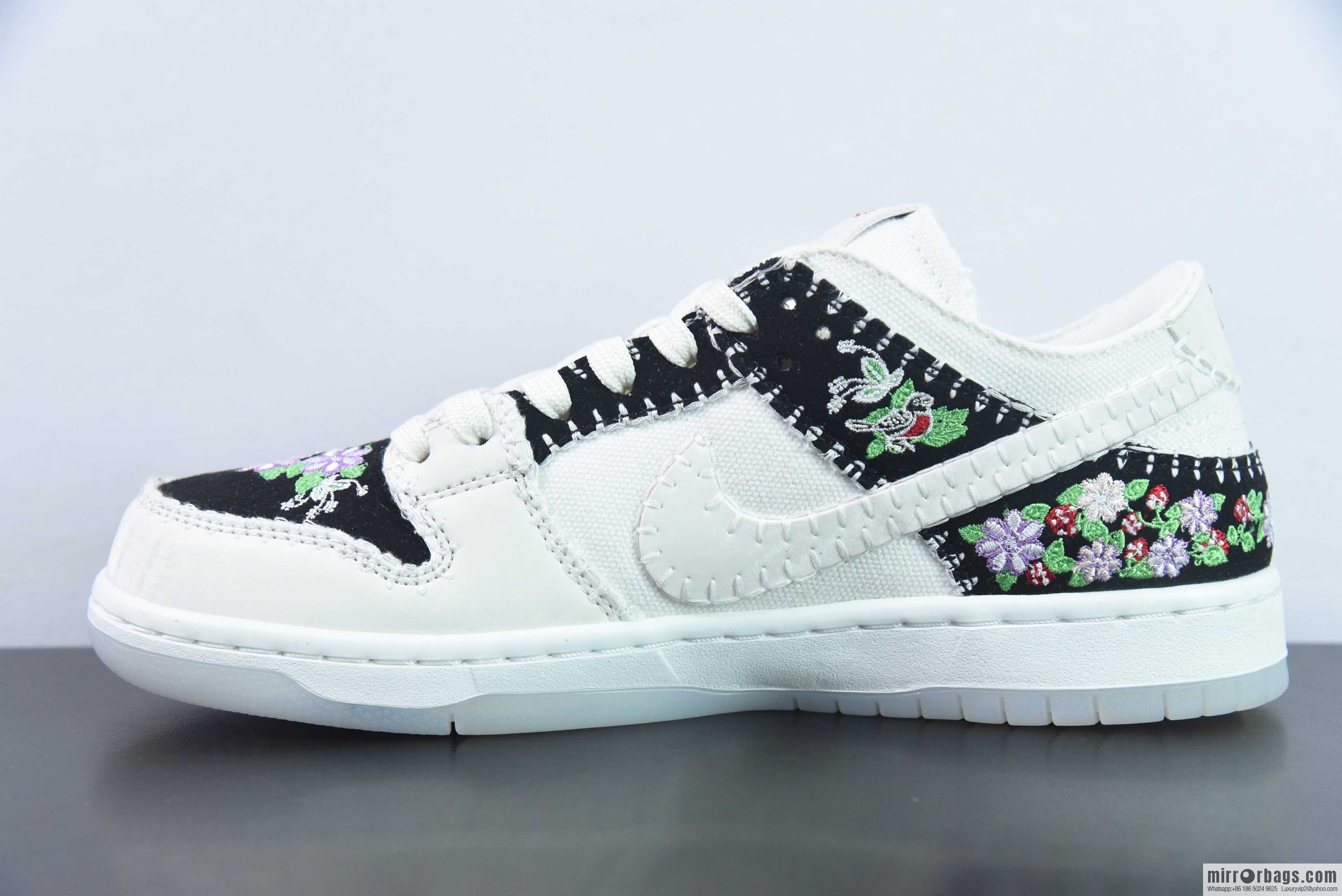 NK N7 theme, magpie floral embroidery printed embroidery shoes, item number: FD6951-300