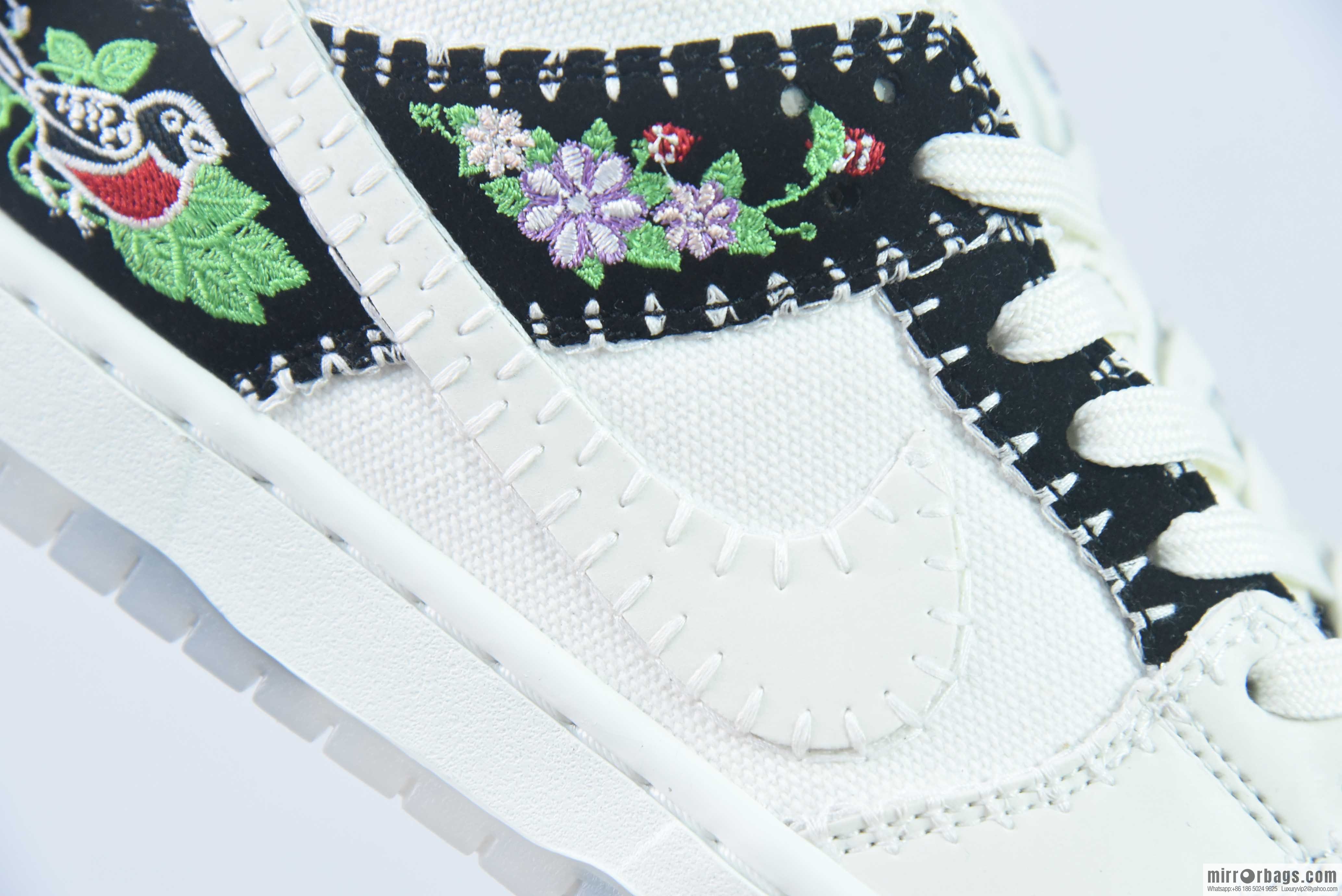 NK N7 theme, magpie floral embroidery printed embroidery shoes, item number: FD6951-300