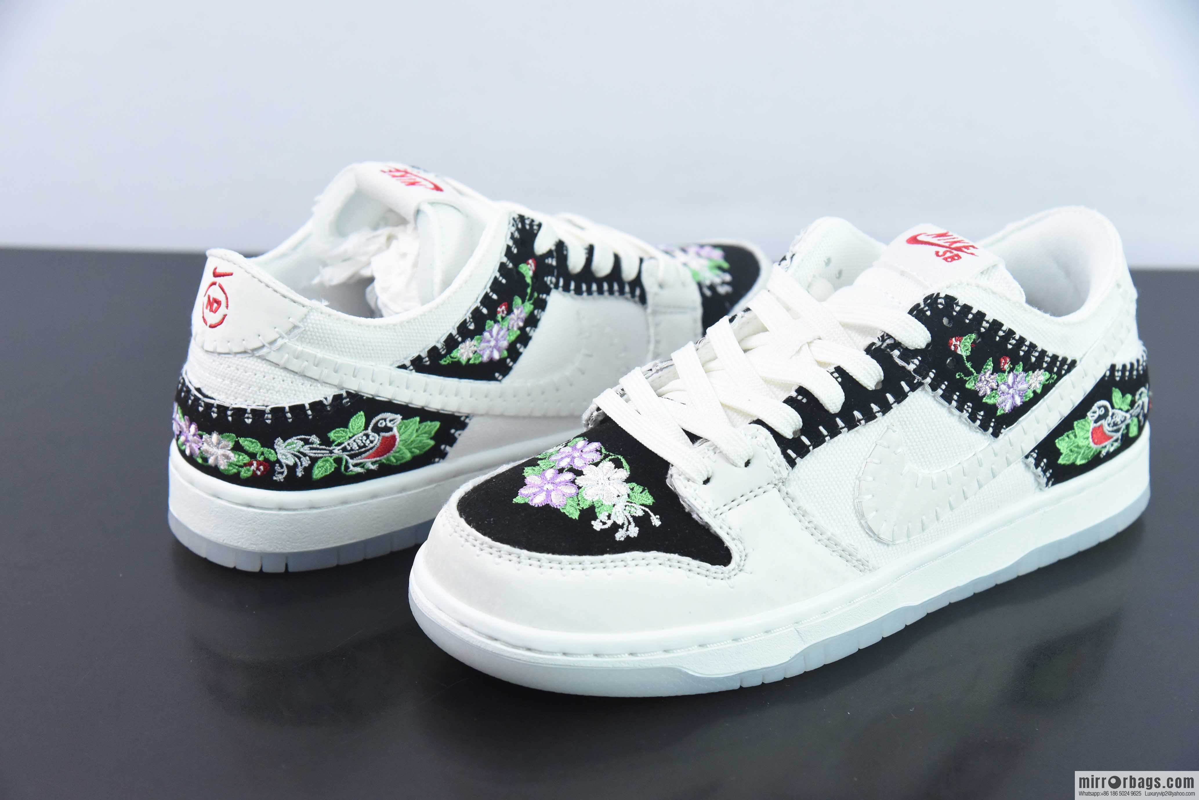 NK N7 theme, magpie floral embroidery printed embroidery shoes, item number: FD6951-300