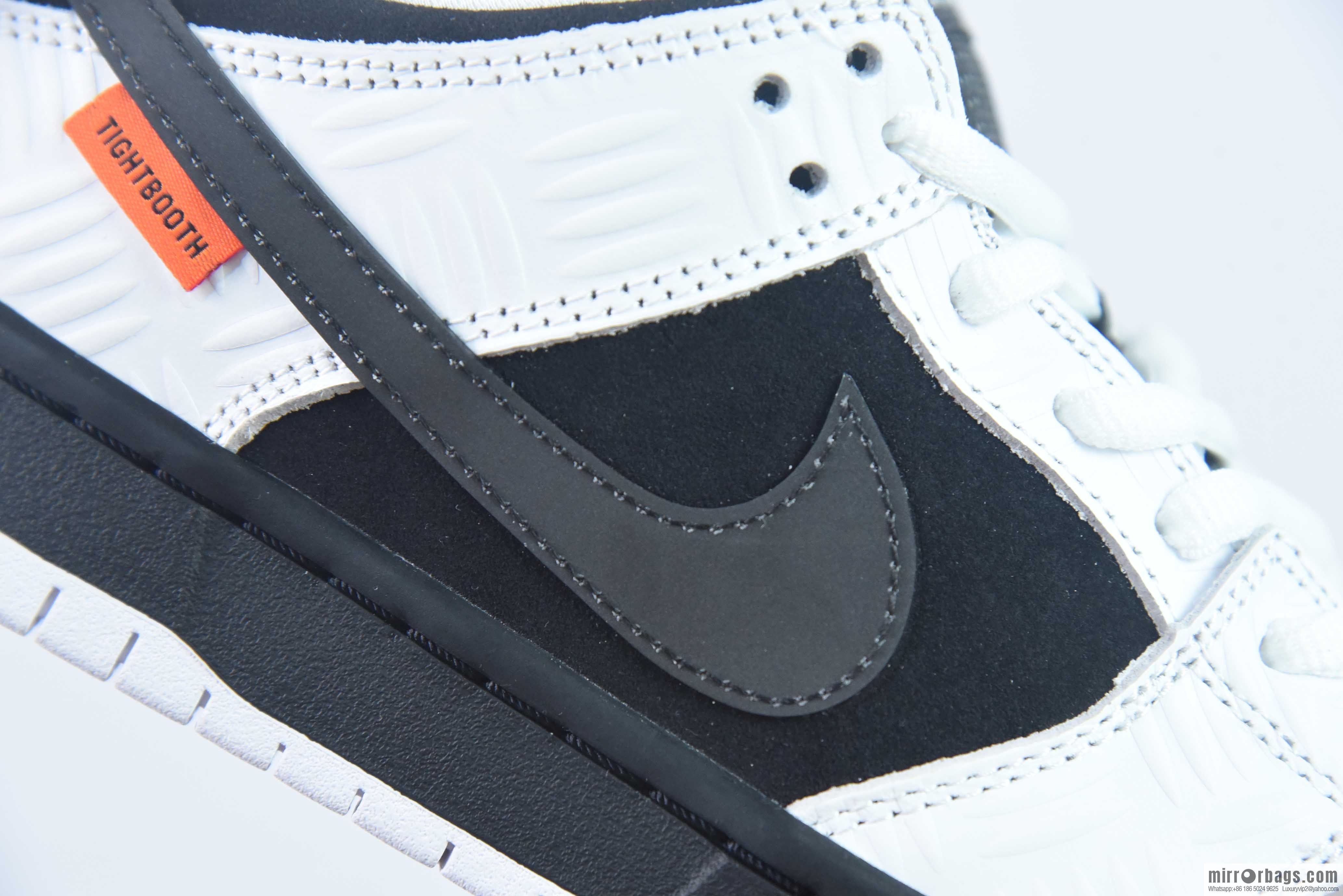 NK SB Dunk Low joint reverse black and white panda sneakers item number: FD2629-100
