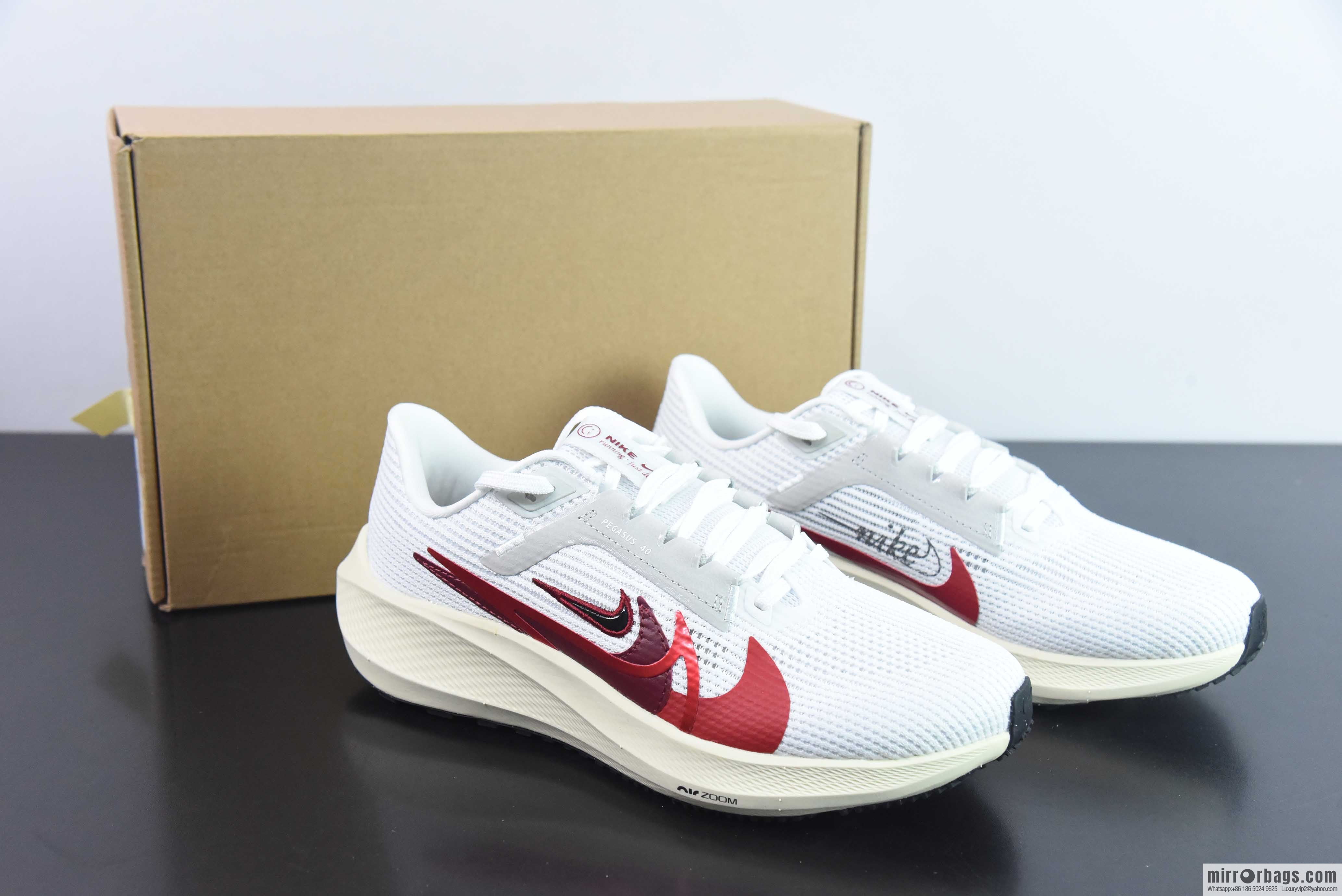 NK Air Zoom Pegasus 40 breathable cushioning running shoes, item number: FB7703-100
