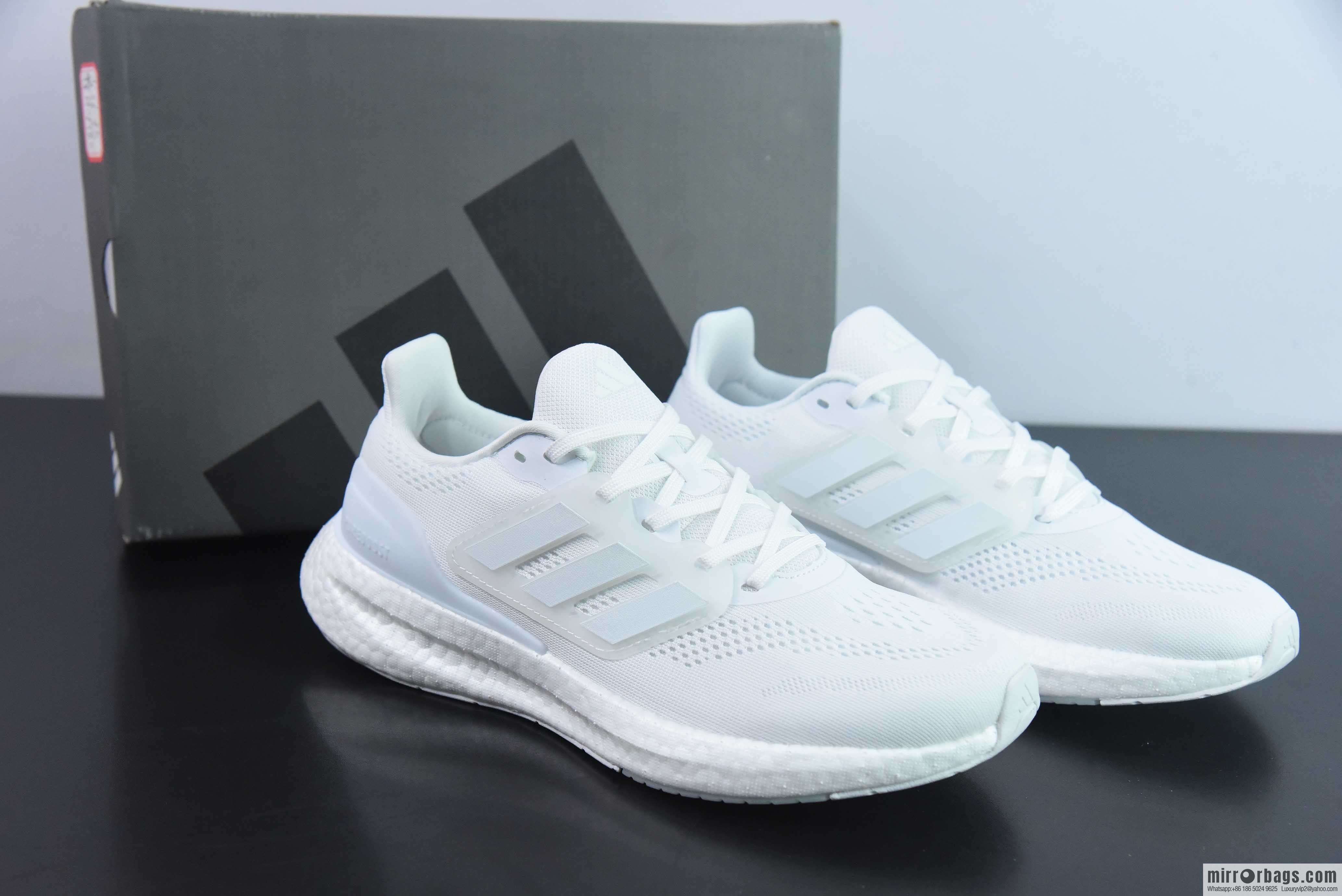 Ad Pureboost 22 Adi lightweight breathable popcorn casual running shoes, item number: IF8064