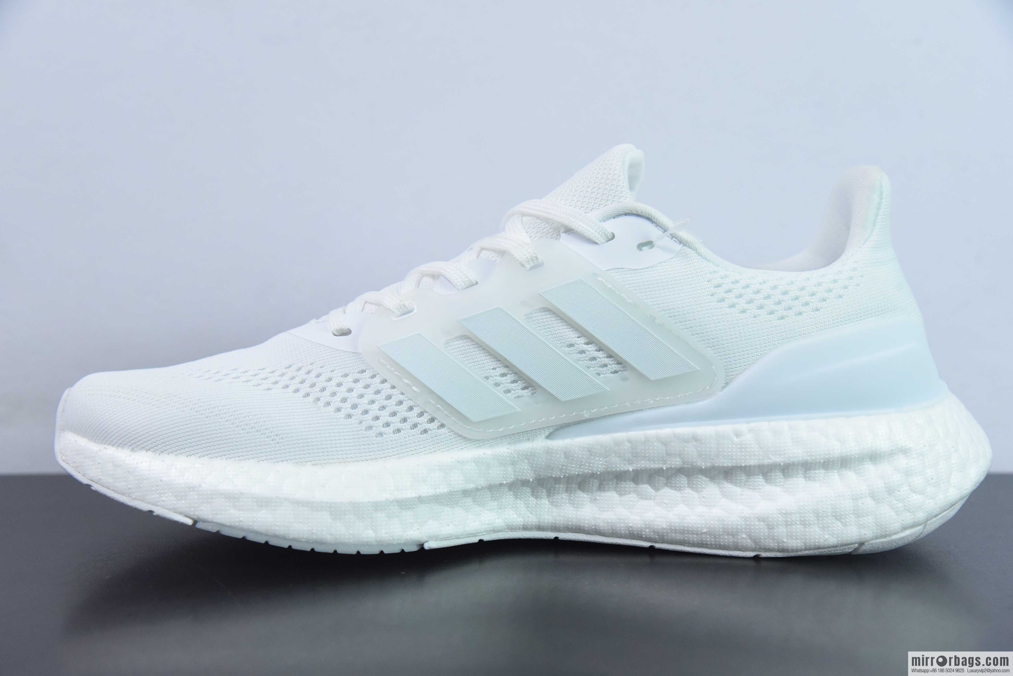 Ad Pureboost 22 Adi lightweight breathable popcorn casual running shoes, item number: IF8064