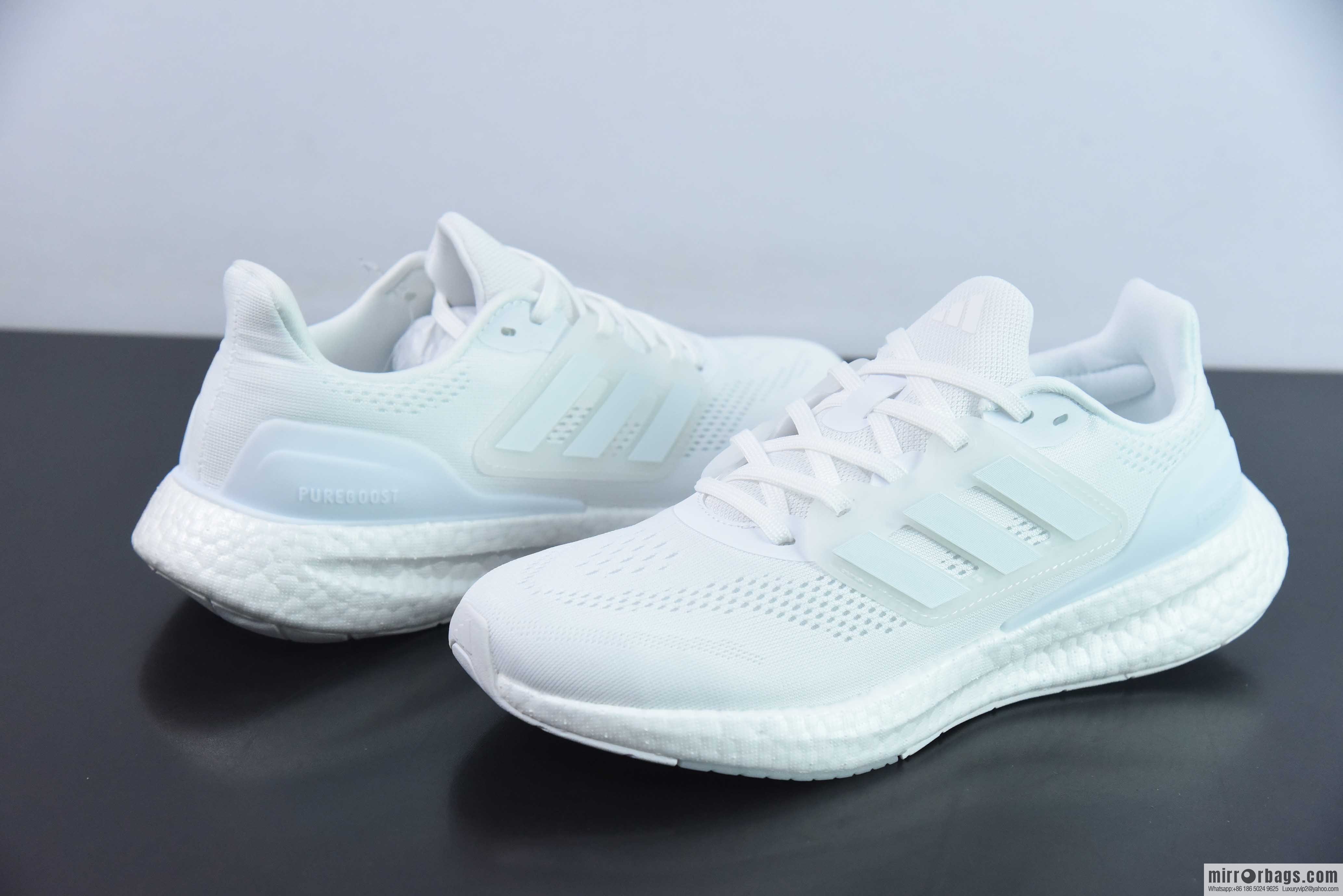 Ad Pureboost 22 Adi lightweight breathable popcorn casual running shoes, item number: IF8064