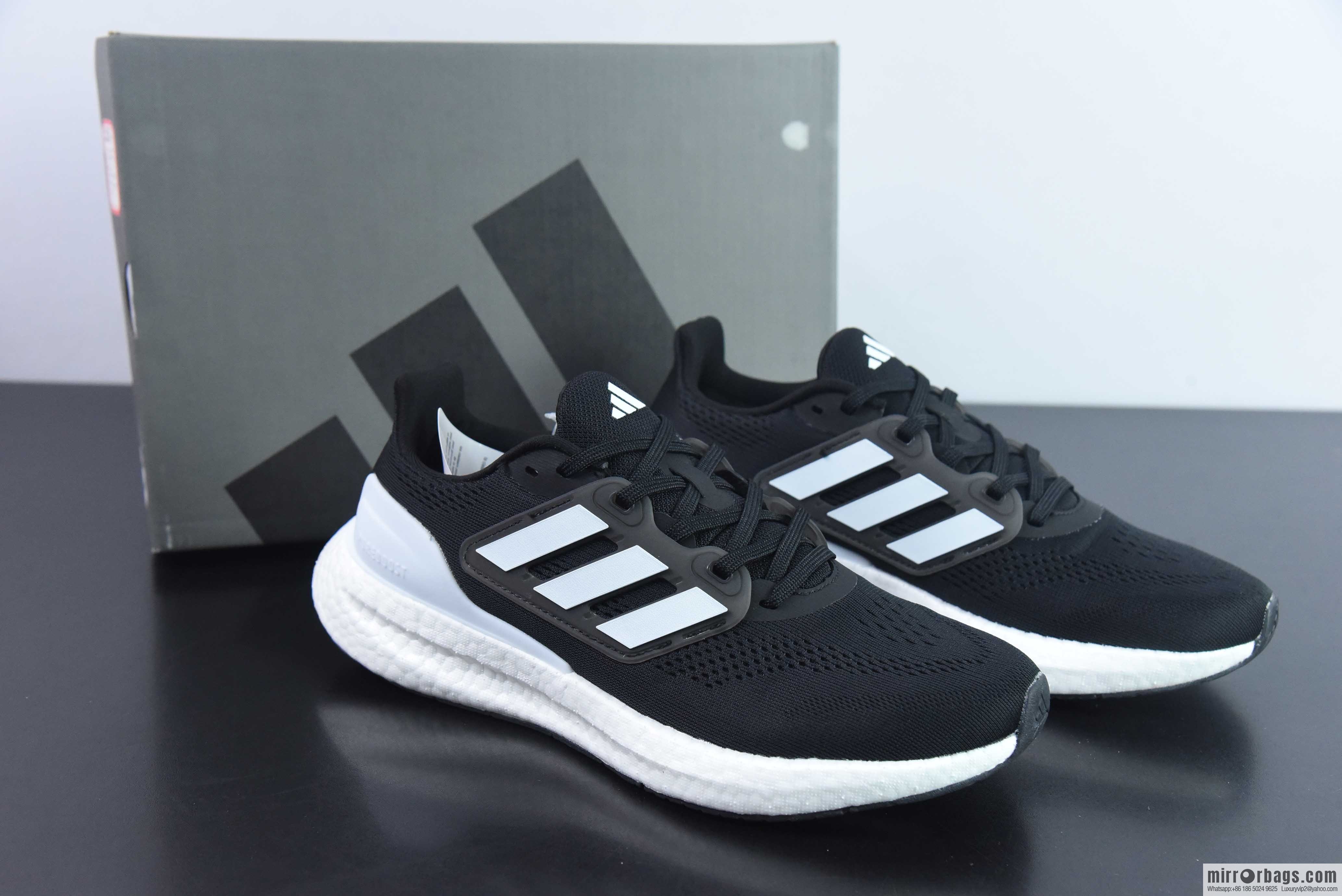 Ad Pureboost 22 Adi lightweight breathable popcorn casual running shoes, item number: IF4839