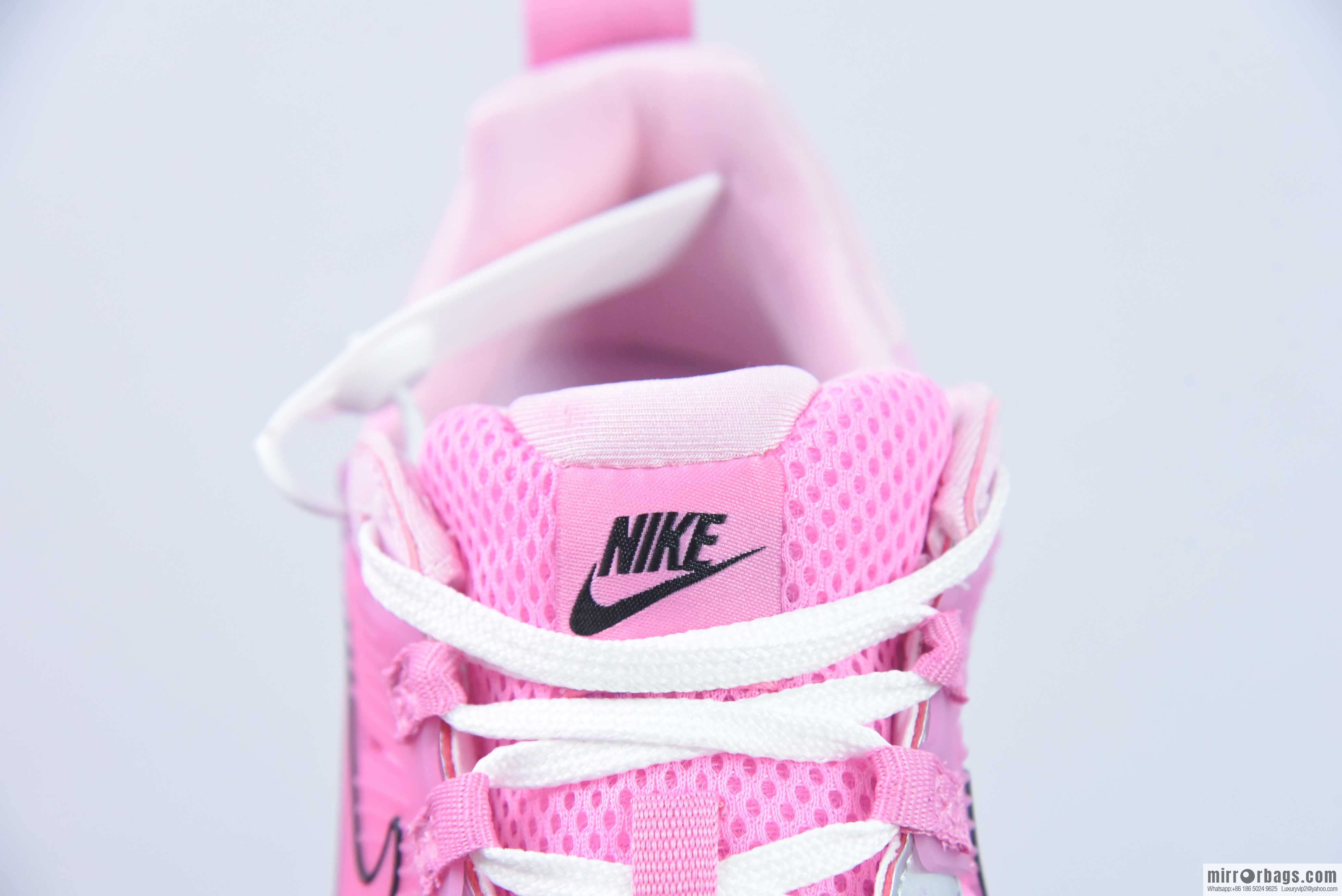 Nike V2K Run Runtekk strap-on dip-dye old special gift box durable breathable low-top running shoes, women's pink silver, item number: FD0736-001