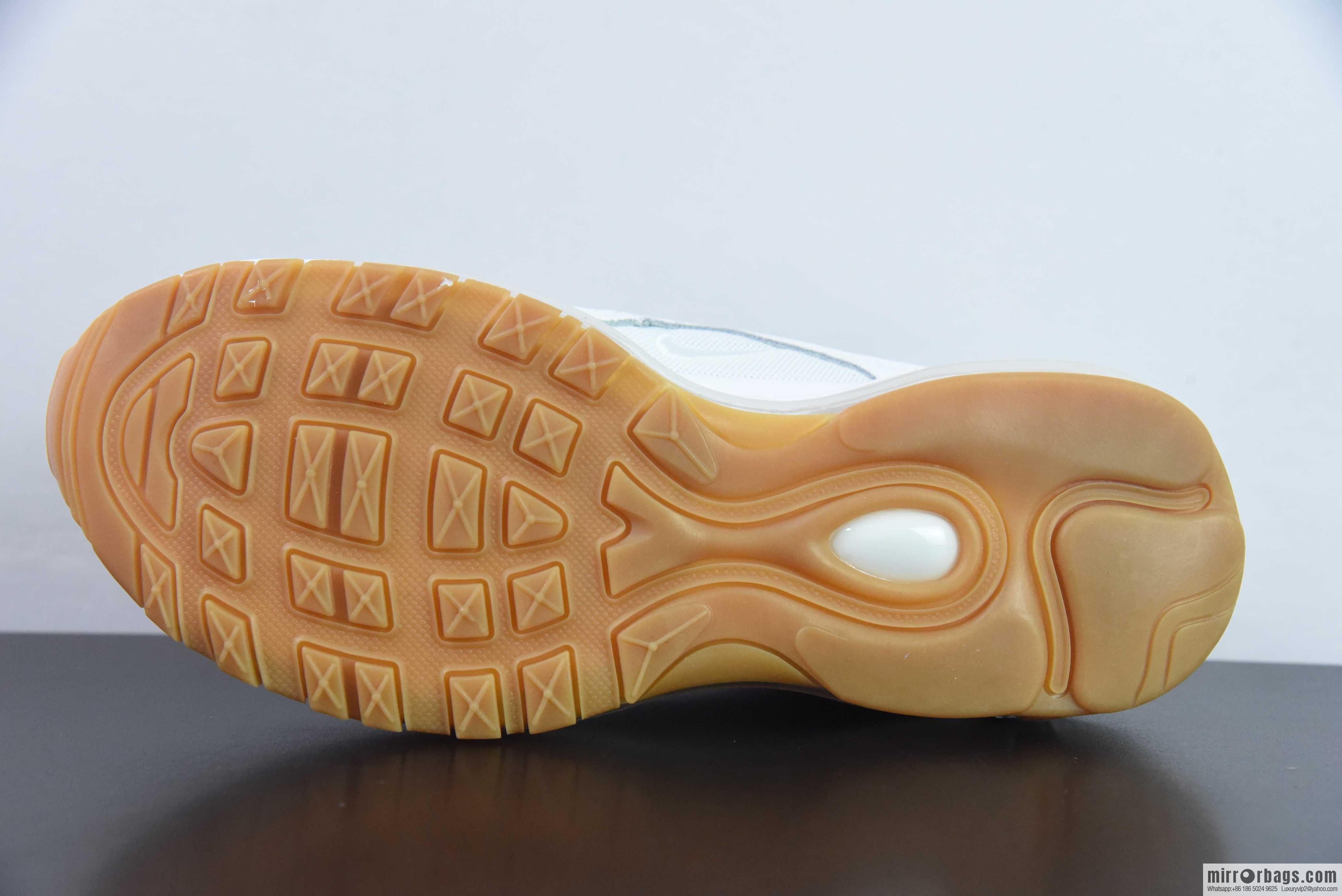 NK Air Max 97 OG bullet, haze blue smiley face, item number: DJ2740-100