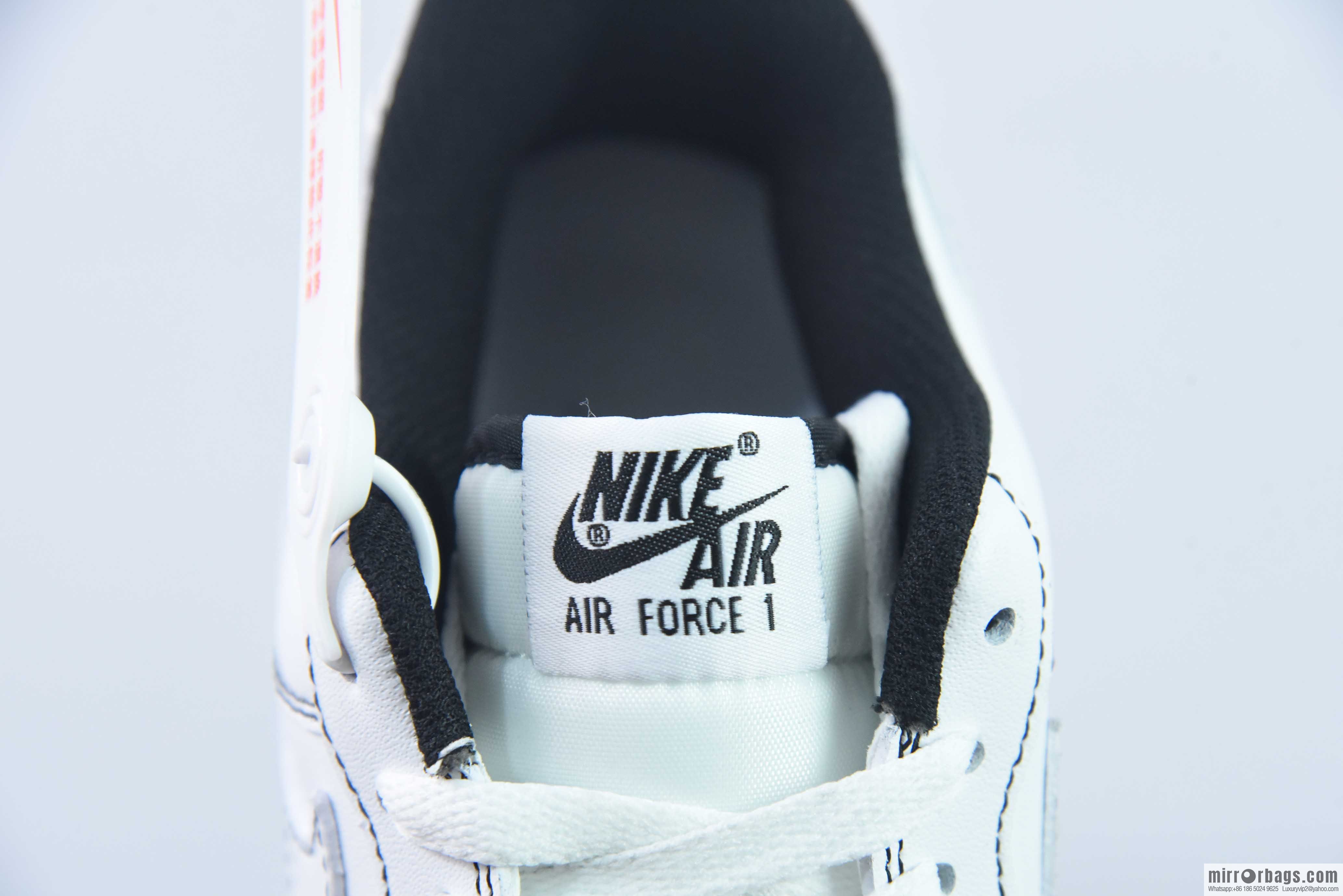 Nike Air Force 1 Low Air Force One low-top versatile recreational sports shoes black stitching item number: CW1575-104