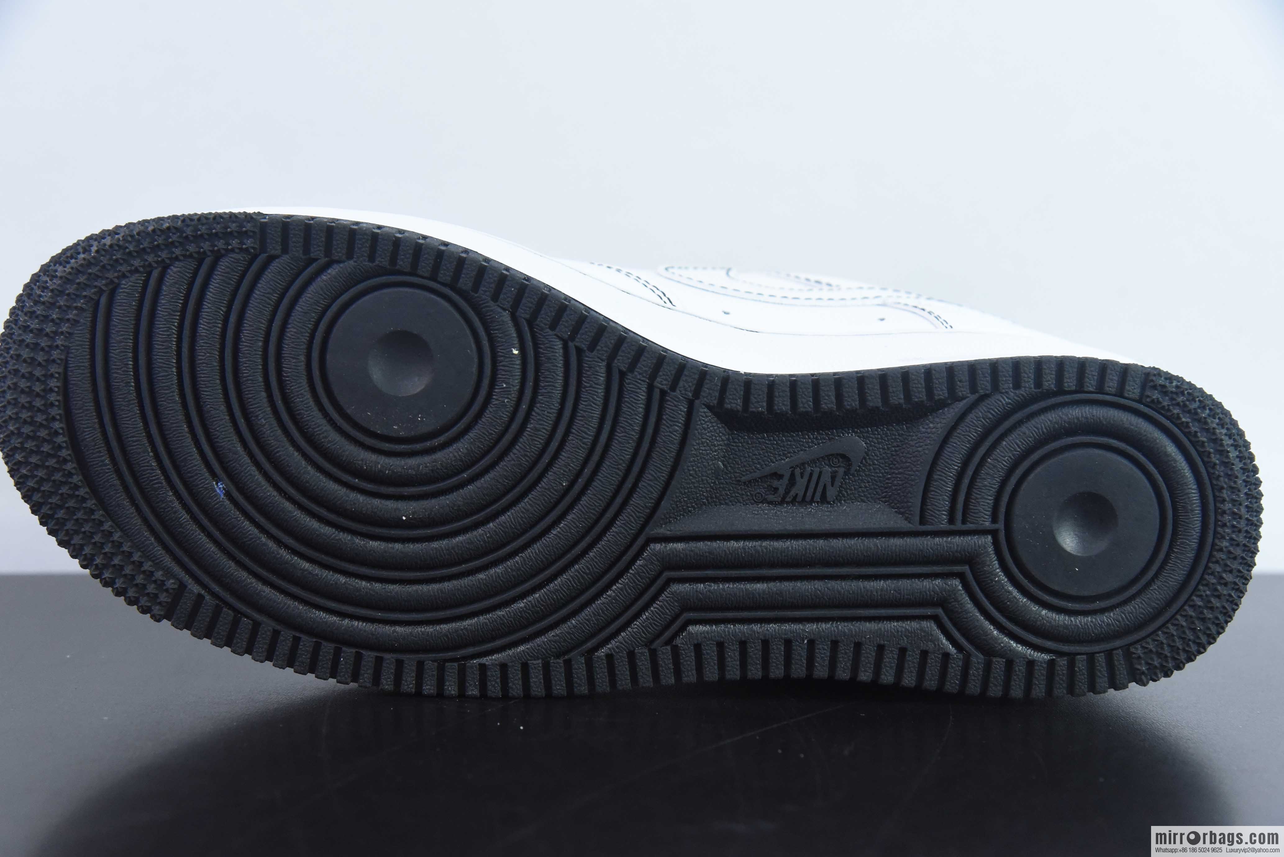 Nike Air Force 1 Low Air Force One low-top versatile recreational sports shoes black stitching item number: CW1575-104
