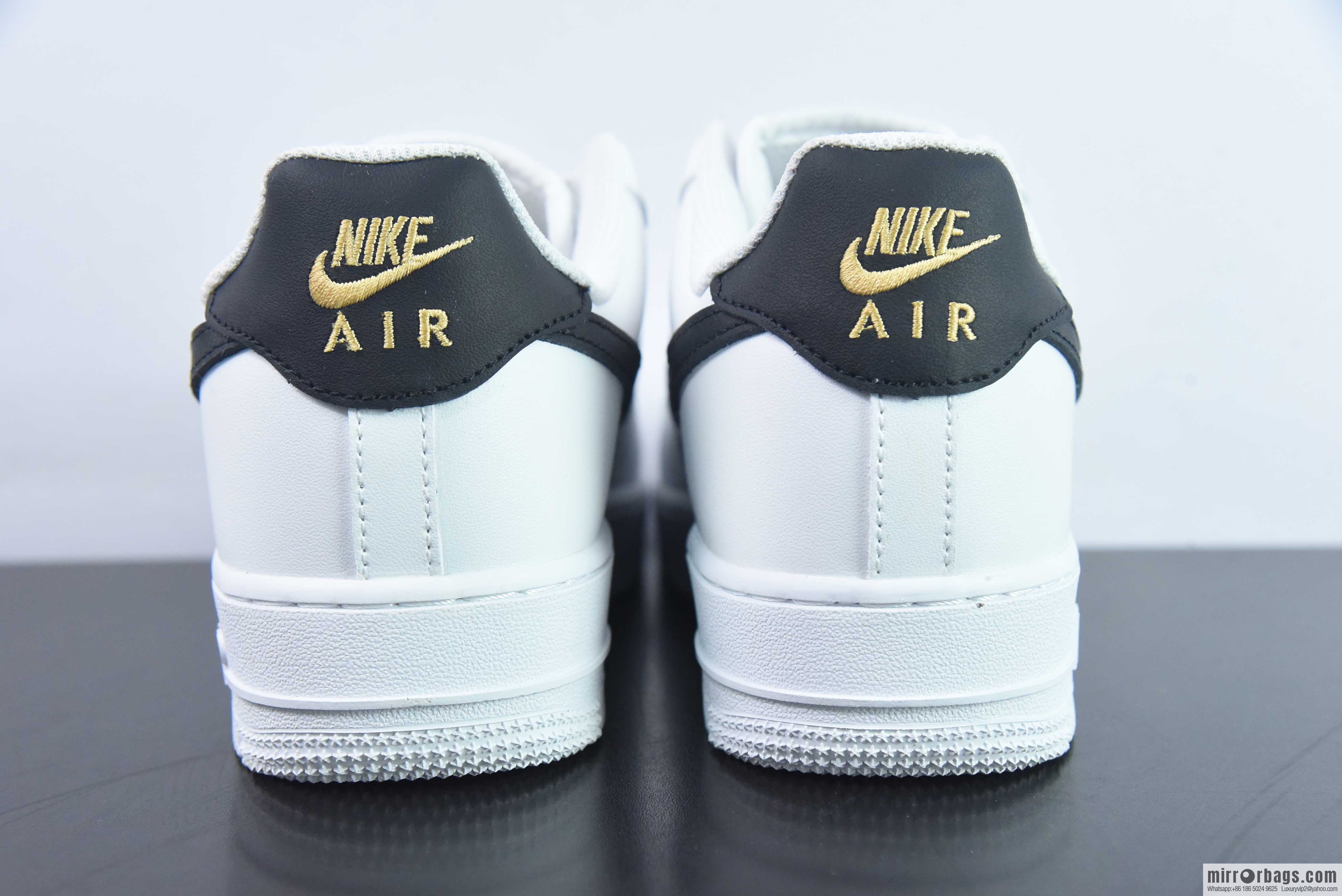 Nike Air Force 1 Low Air Force One Low Help Versatile Leisure Sports Board Shoes Black Small Gold Hook, Item Number: CZ0270-102