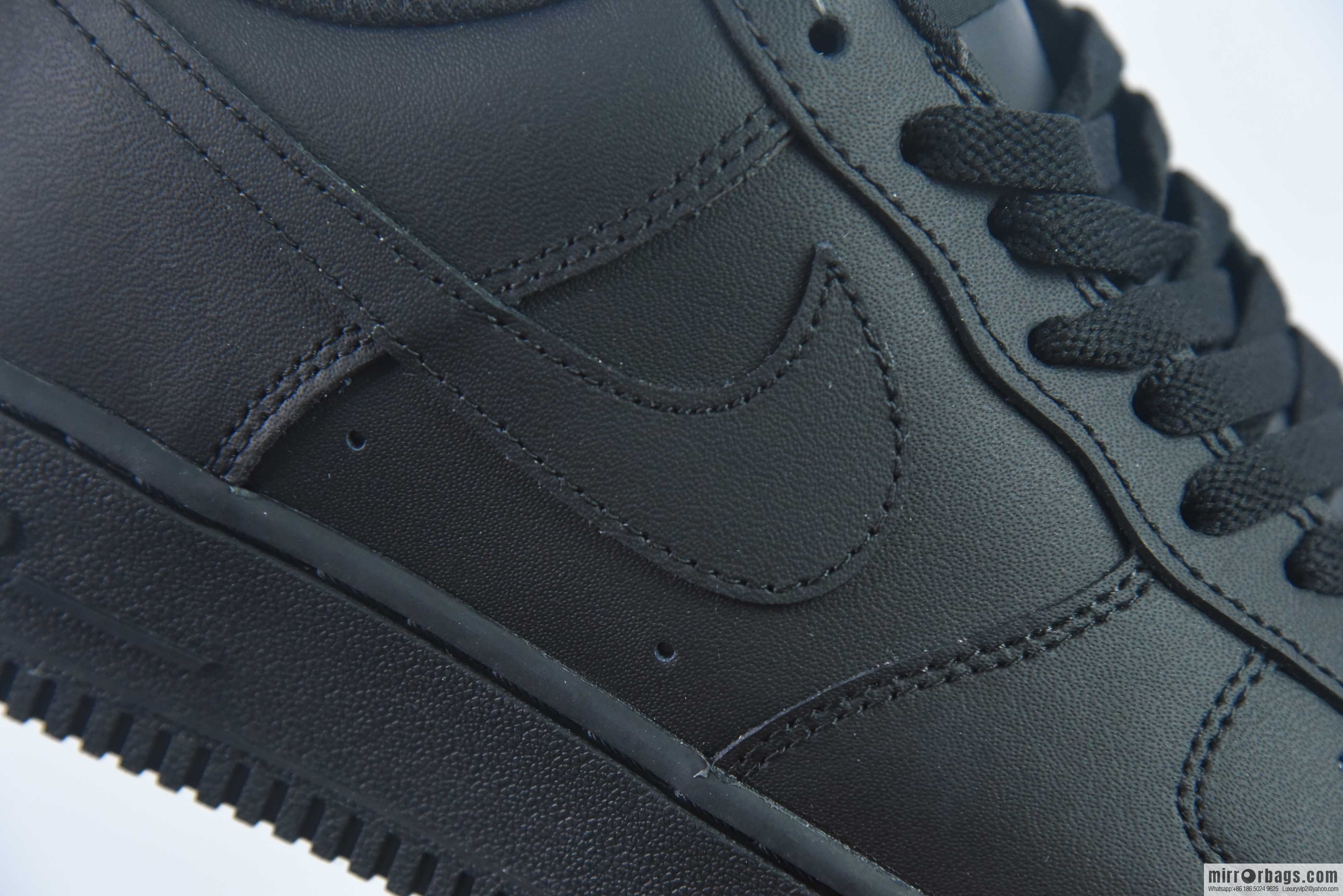 Nike Air Force 1 Low Air Force One low-top versatile recreational sports shoes, Darth Vader pure black, item number: DD8959-001